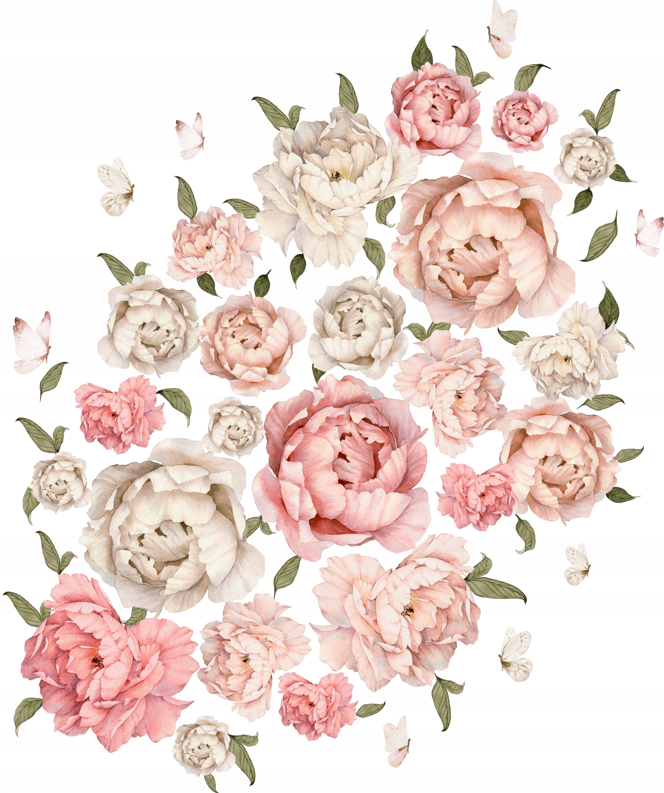 

Naklejki na ścianę zestaw Kwiaty Piwonie 2 100x120