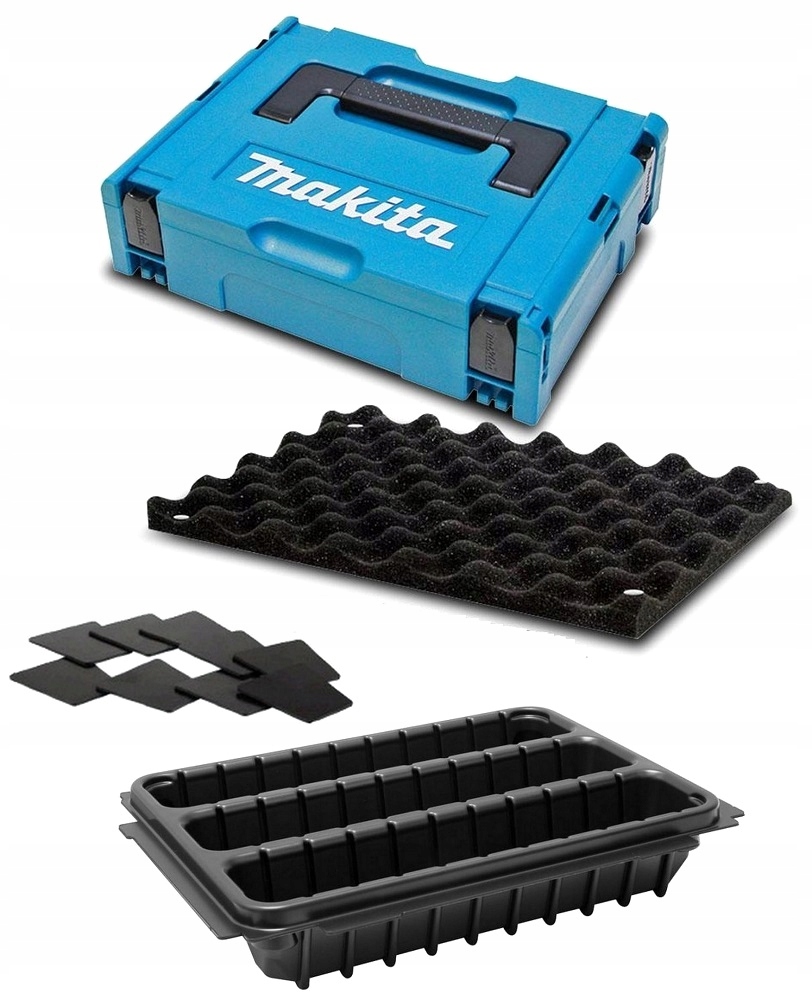 

Makita Makpac 1 P-83696 Wkład 3 Przegrody Gąbka