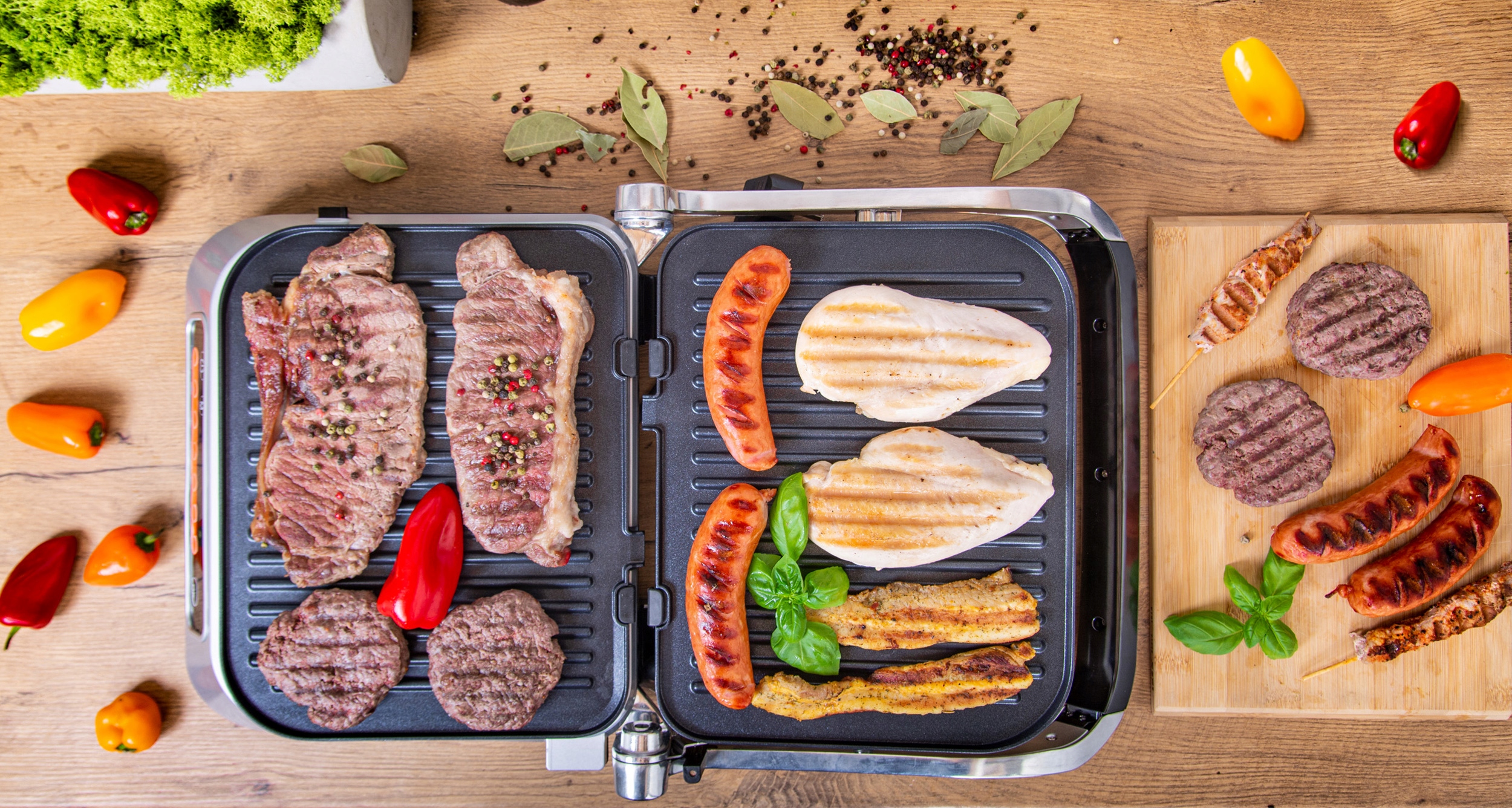 Grill Elektryczny INTELIGENTNY PROGRAMY FIT FIRST AUSTRIA Model FA-5344-3