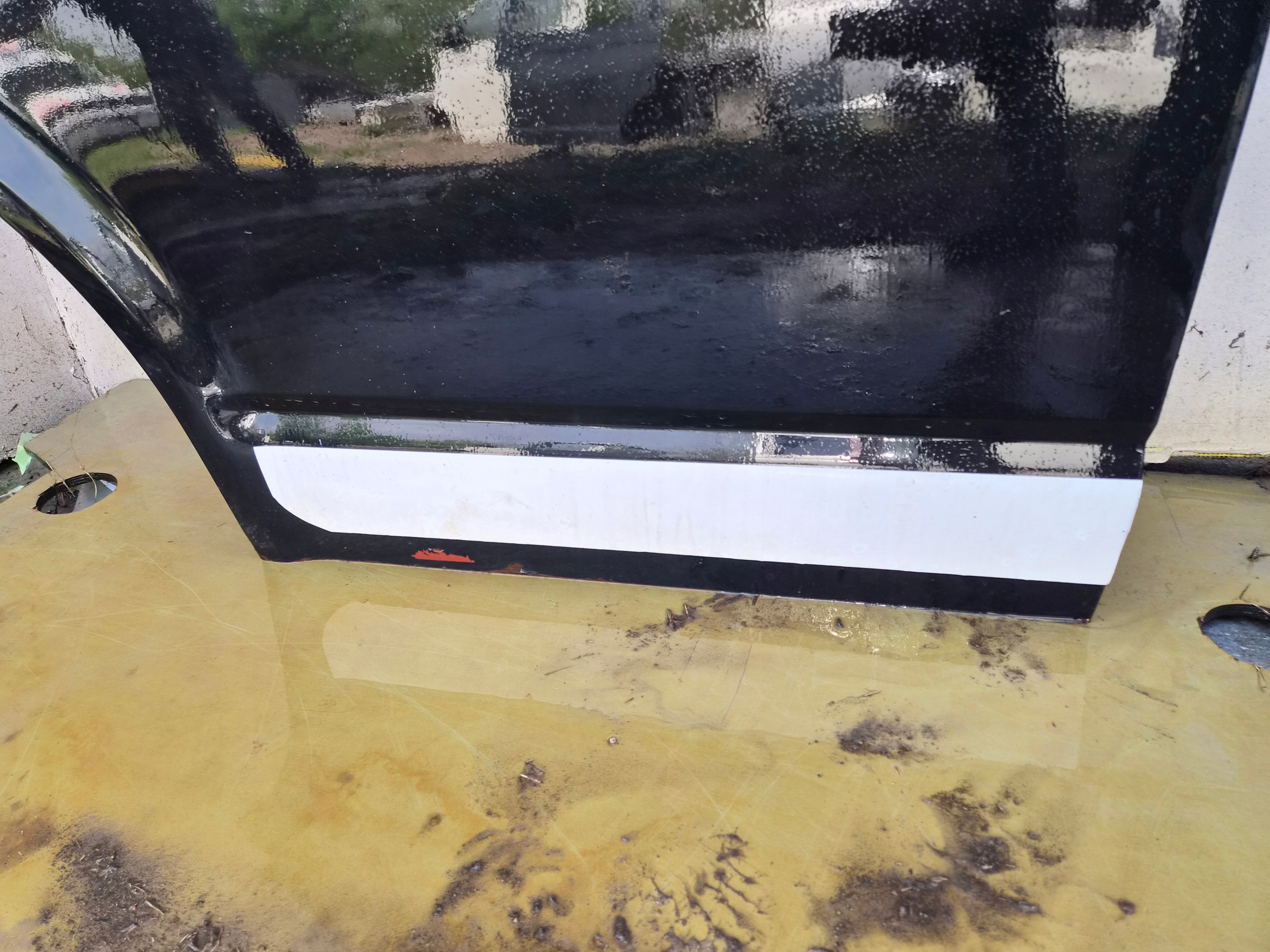 door front left VW T5 T5 LIFT front kierowca/ driver´s black,