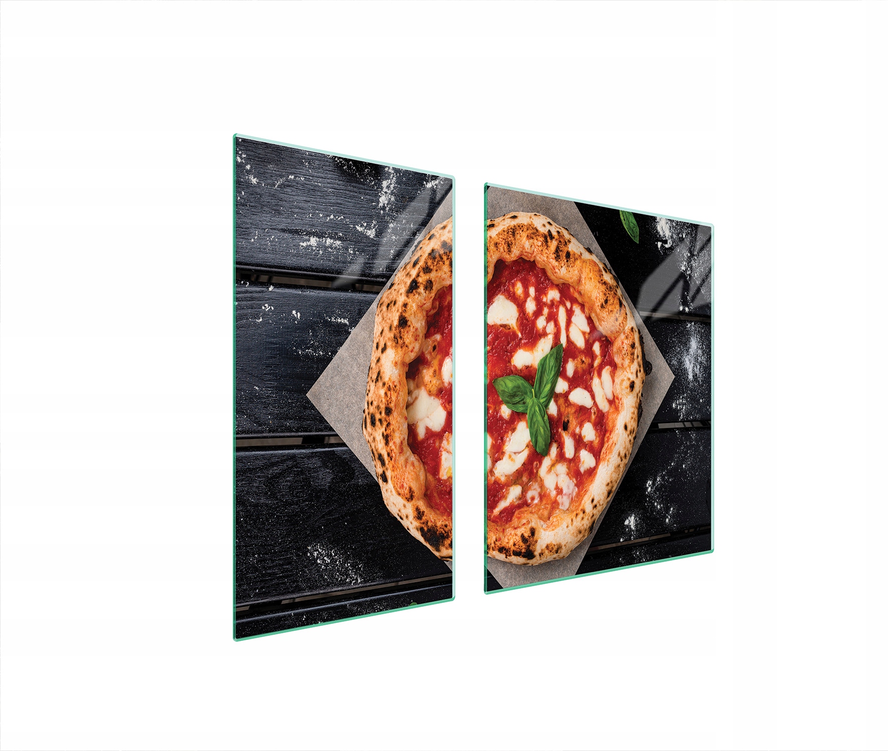 Ochranná Skleněná Deska Na Sporák 90x52 Pizza Tvrzené Sklo