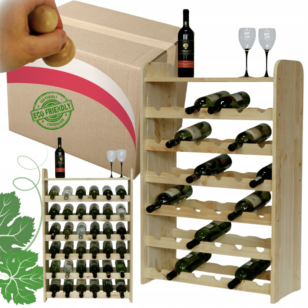 Stojan na víno regál police na víno láhev skříňka na alkohol 36 bot/OUTLET
