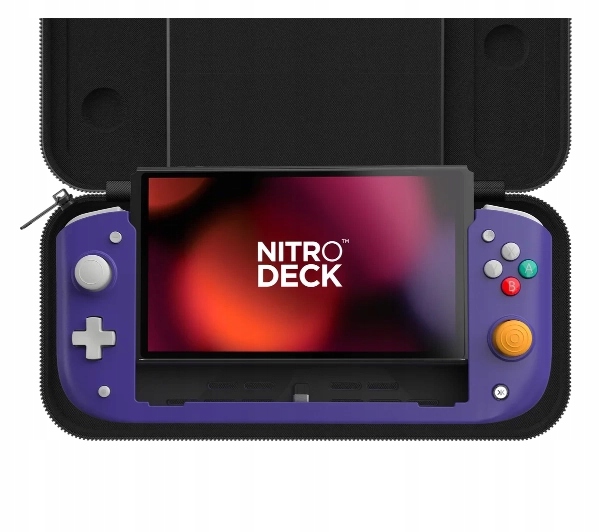 Kontroler Crkd Nitro Deck Retro Purple with Carry Case do Nintendo Switch