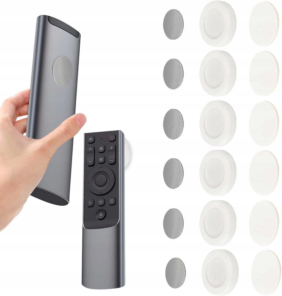 Nástěnné Magnetické Držáky Na Ovladače Do Domácnosti, Školy, Kanceláře, Sada 5 Ks
