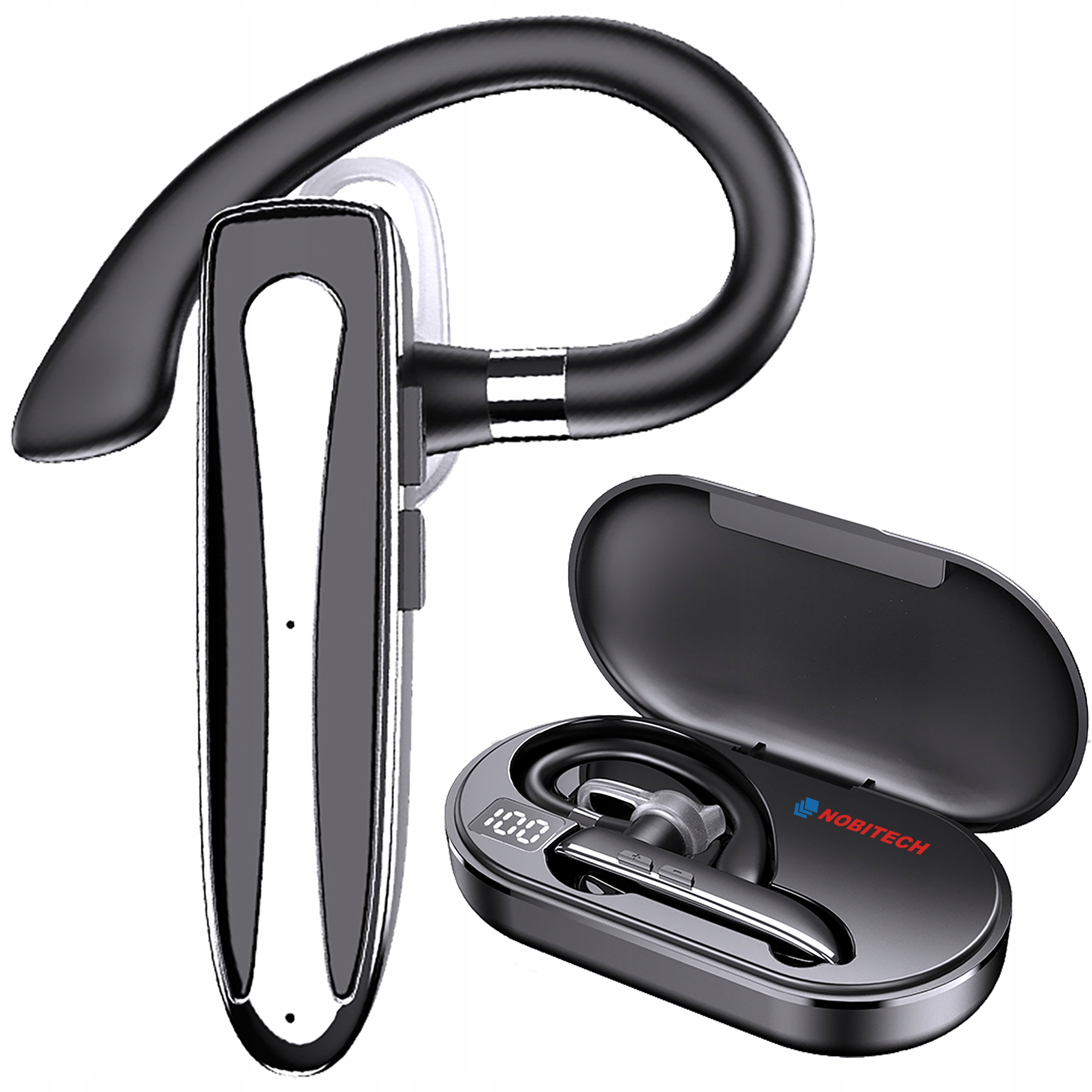 

Słuchawka Bezprzewodowa Bluetooth Zestaw Etui