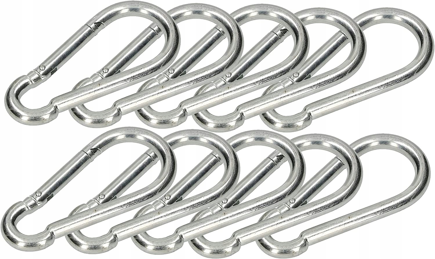 KARABIŃCZYK STRAŻACKI 10 SZT KARABINEK HAK LIN 120