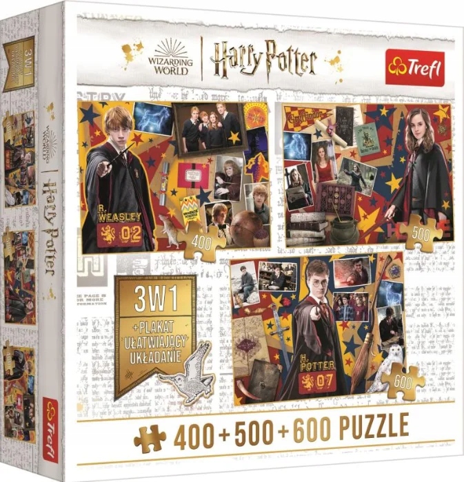 Puzzle 3w1 Harry Potter: Ron, Hermiona, Harry