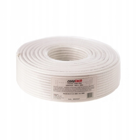 Kabel antenowy Conotech RG6-U 100 m