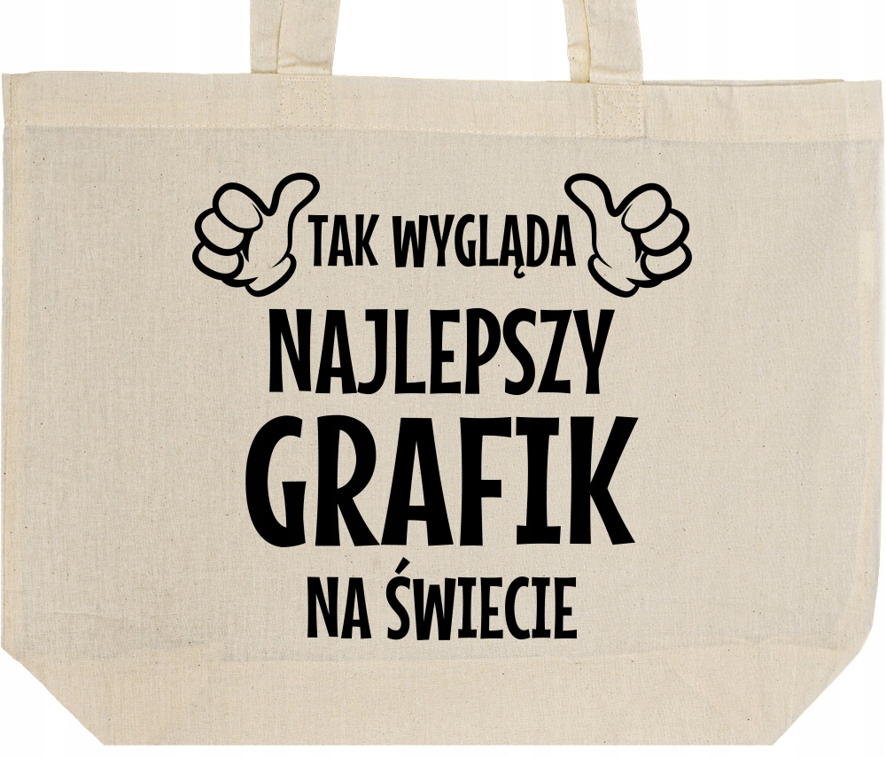 NAJLEPSZY GRAFIK torba zakupy prezent