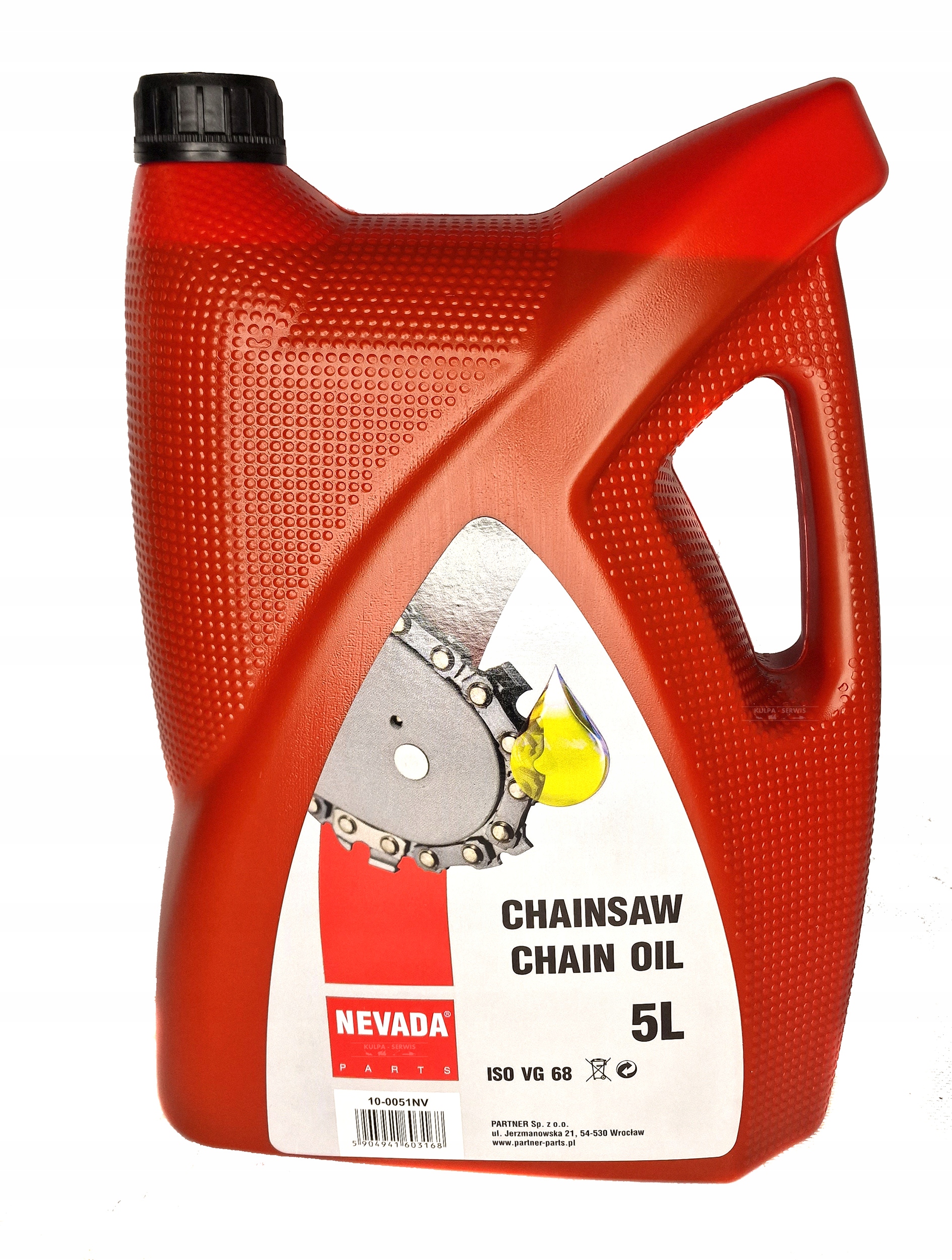 

Olej do smarowania łańcucha i prowadnicy Nevada 5L