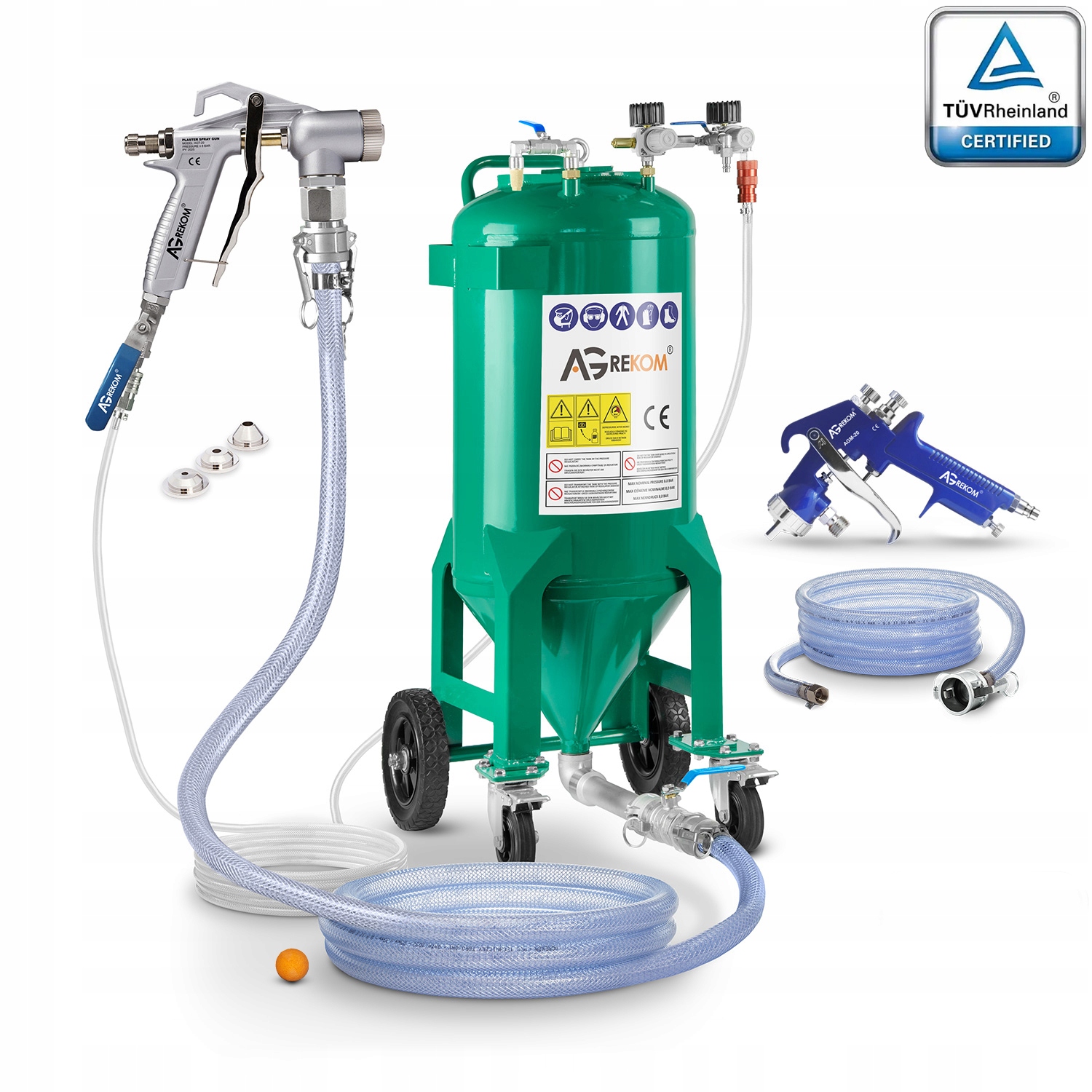 Omítací Agregát Hladítko Barev Hydroizolace Impregnace Emulze Lepidlo 60 L