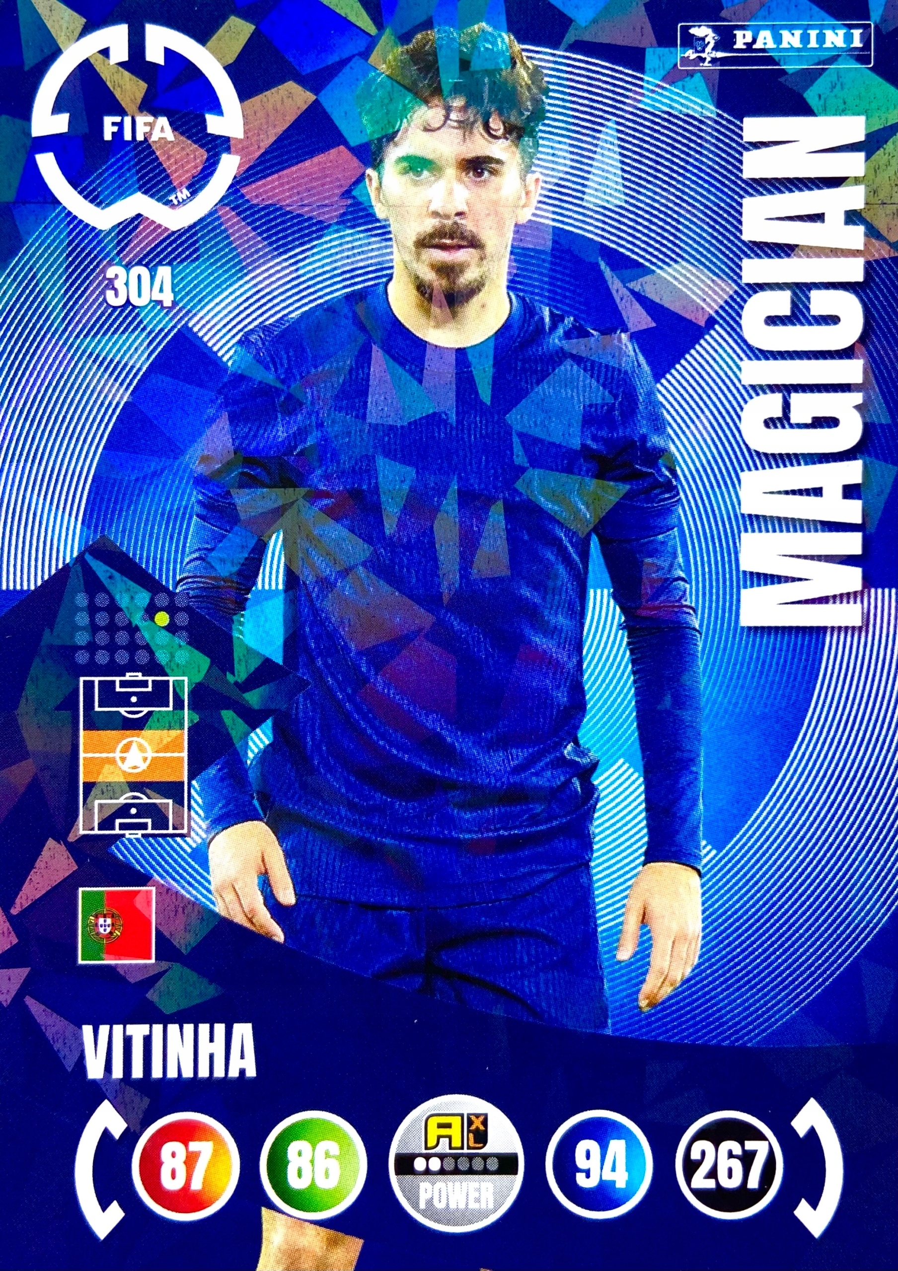Fifa Club World Cup 2025 Karta Power Magician 304 Vitinha Portugalia Psg