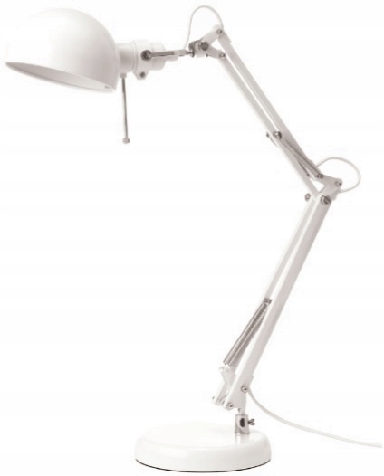 Ikea Forsa stolní lampa, bílá