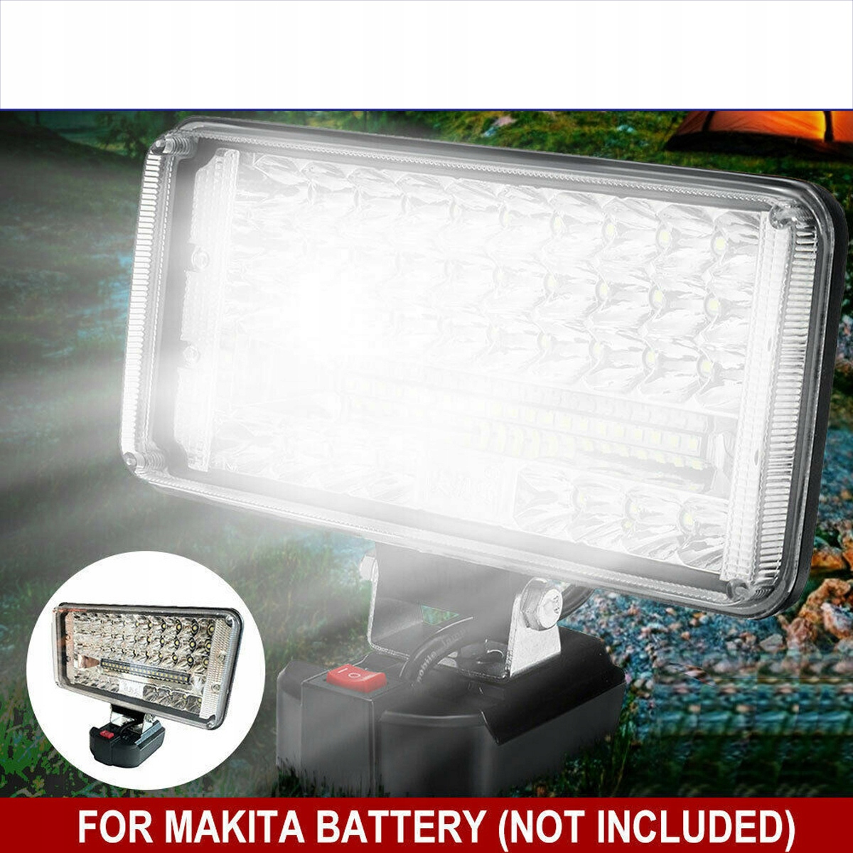 LAMPA ROBOCZA 180W HALOGEN 59 LED 18-21V IP67. EAN (GTIN) 4069161485749