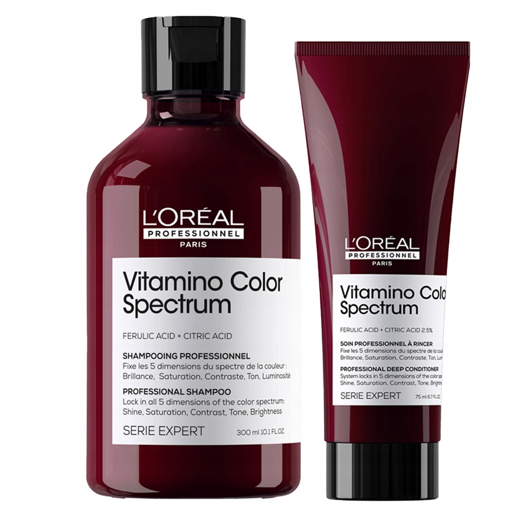 Loreal Vitamino Color Spectrum barvené vlasy šampon 300 kondicionér 75