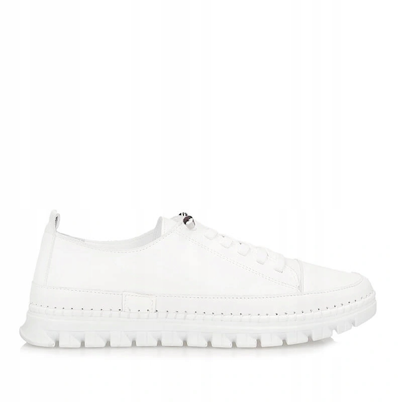 Dámské polobotky Artiker 58C3375 bílé kožené, nazouvací