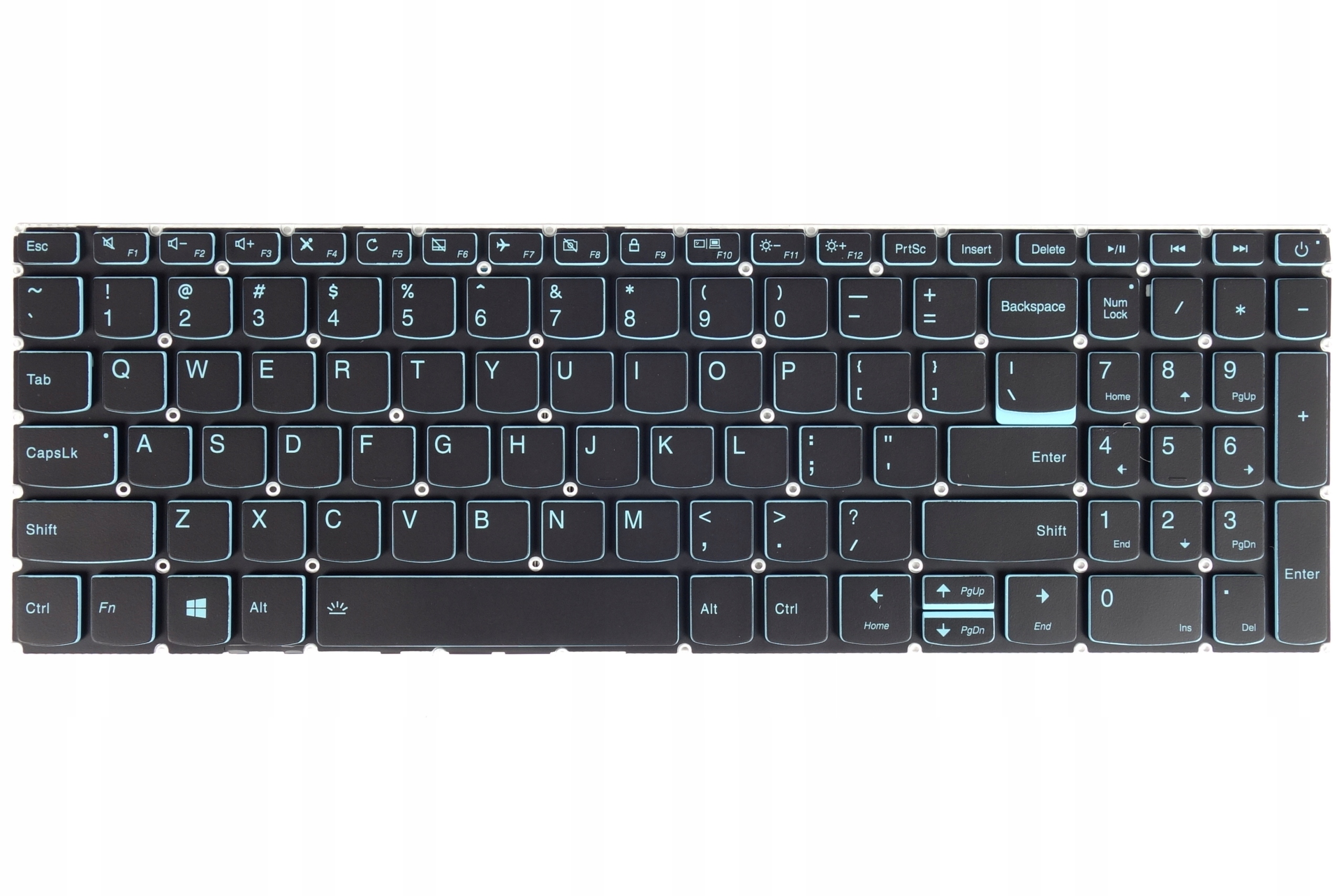 Klávesnice pro notebook Lenovo L340-15IRH L340-15IWL s Led podsvícením Modrá