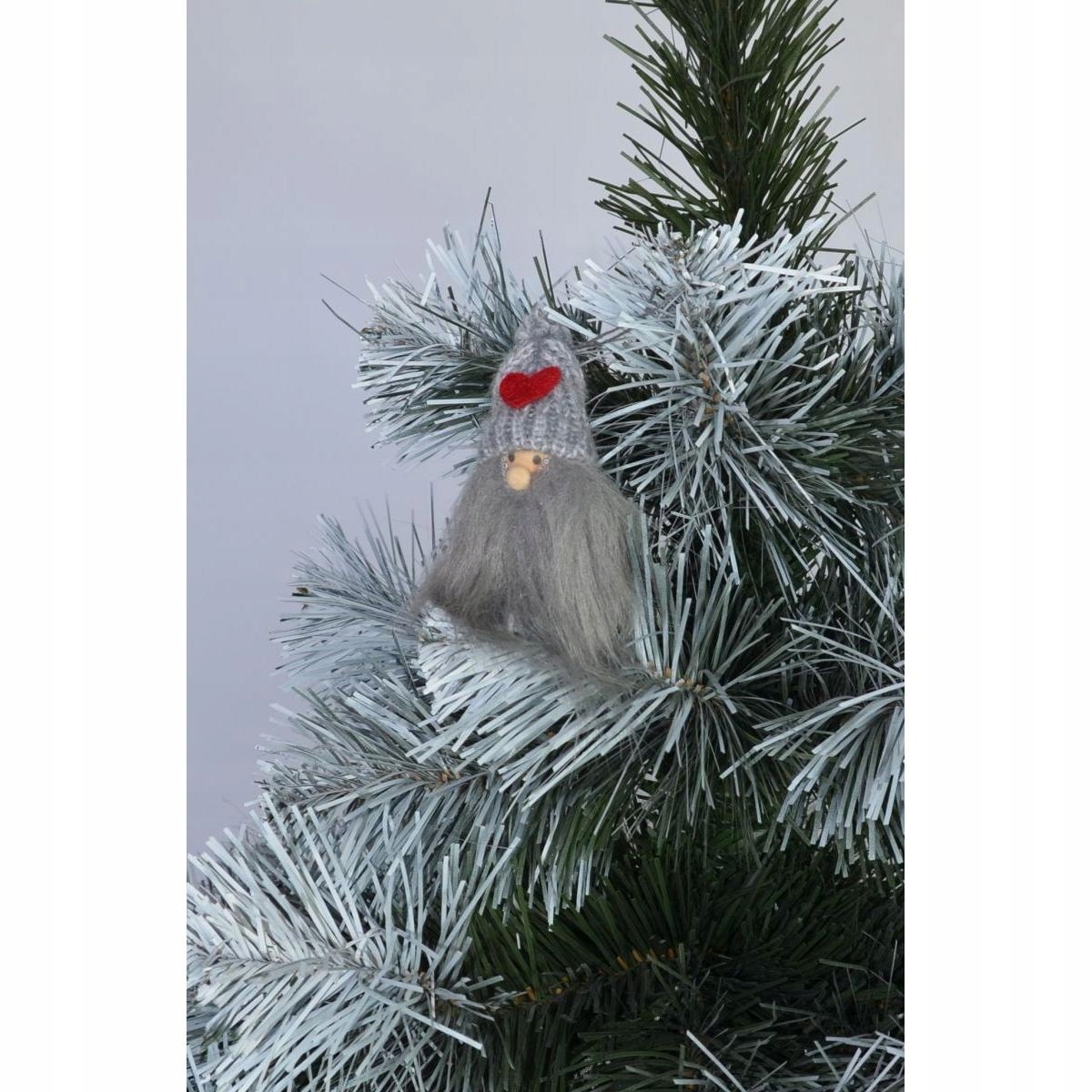 OZDOBA ŚWIĄTECZNA ZAWIESZKA NA CHOINKĘ DŁUGOBRODY SKRZAT MIKOŁAJ EAN (GTIN) 5902431044316