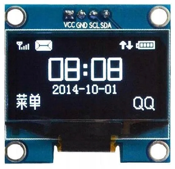 Дисплей OLED 0,96 I2C SSD1306 белый