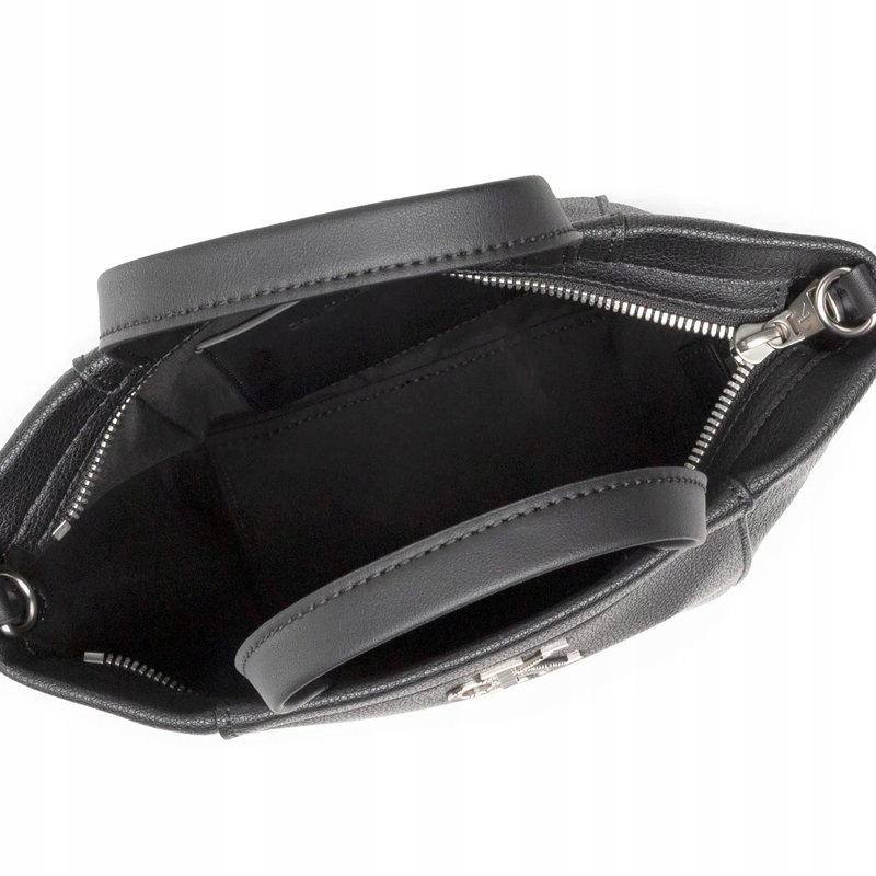 Calvin Klein Jeans torebka miejska kuferek czarna logo K60K609716-BDS Kod producenta K60K609716-BDS