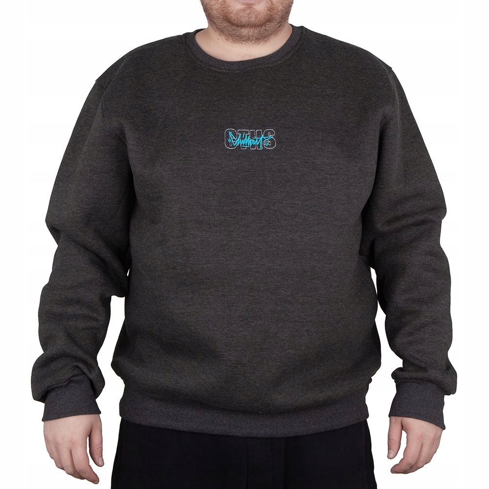 Mikina bez Chillout Tager Cn Siwa Gry Big Size 6XL