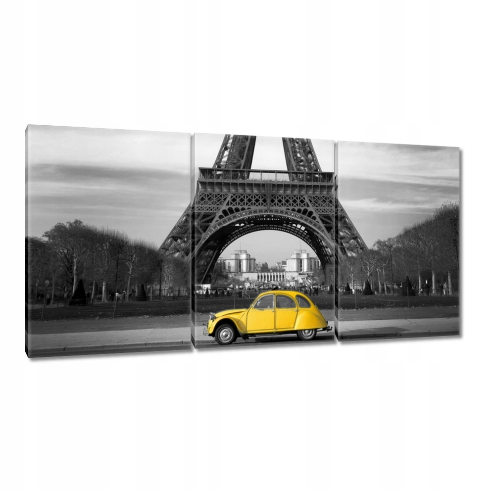 

Obrazy 120x60 Żółty Citroen w Paryżu
