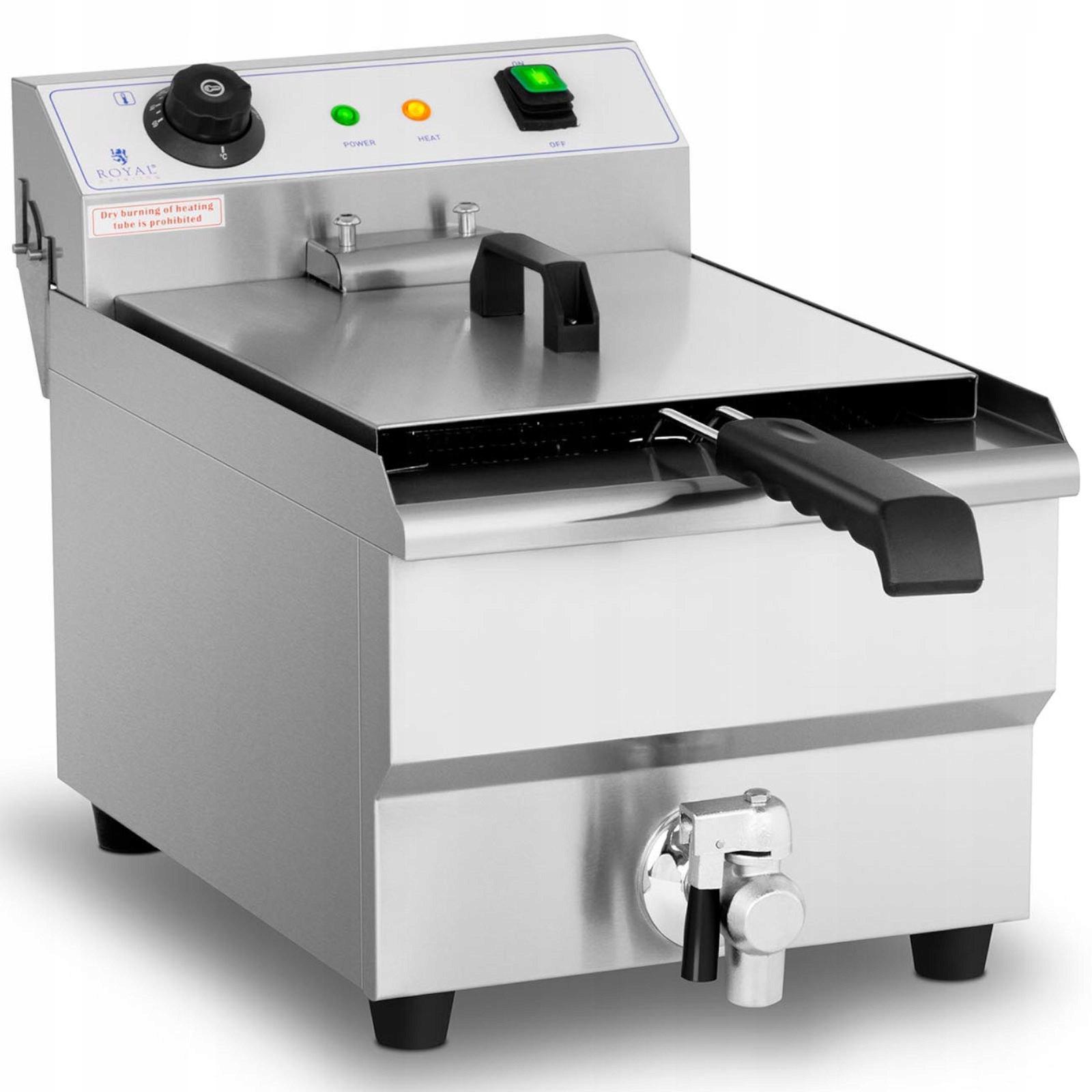 Elektrická Fritéza S Nastavitelným Kohoutkem Pro Gastronomii, Výkonná