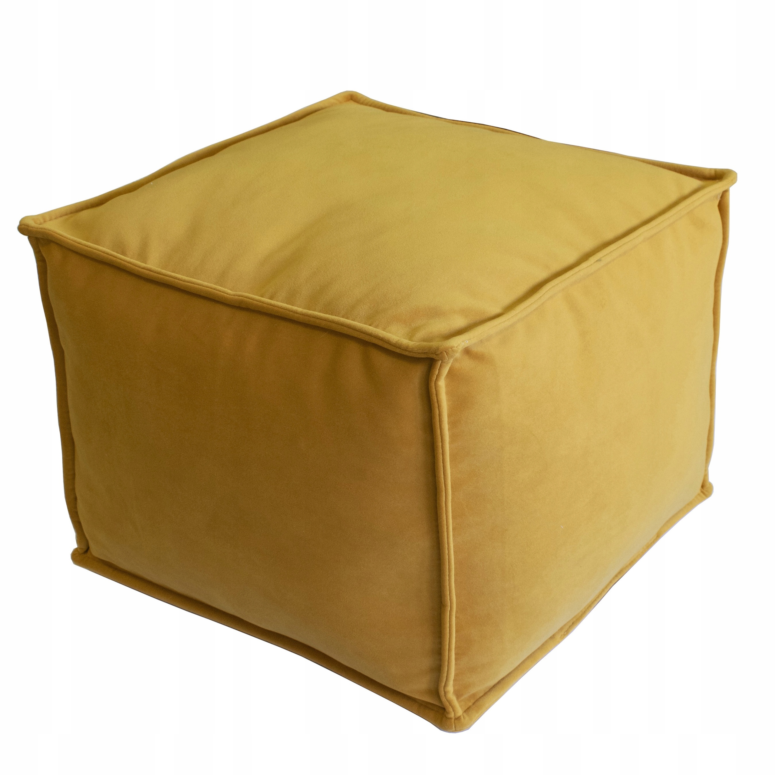 Pufa kostka miękka 45 cm Pomarańcz Marka inna