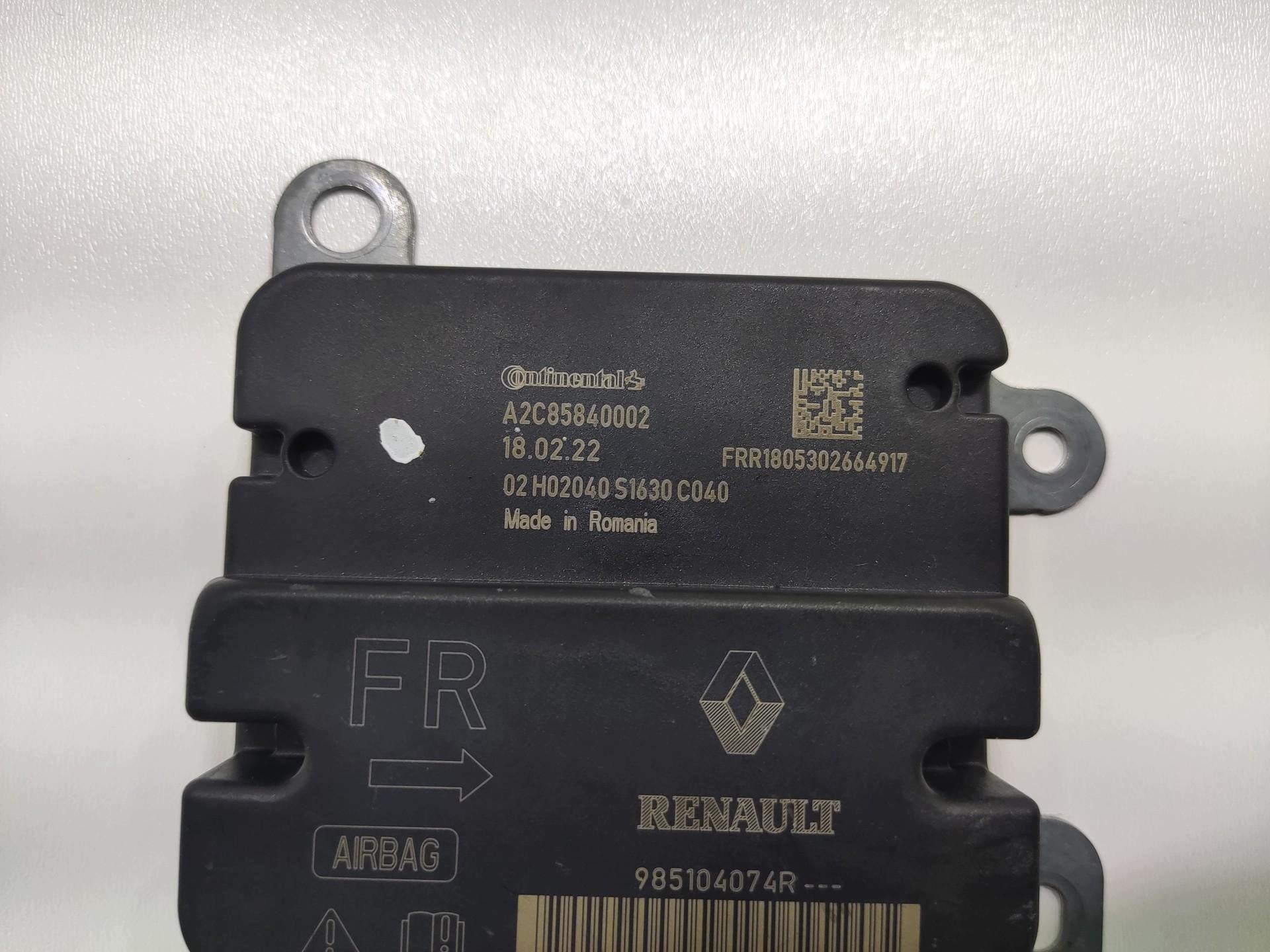 SENSOR modulo airbag airbag RENAULT ZOE e 2013-2019 985104074R