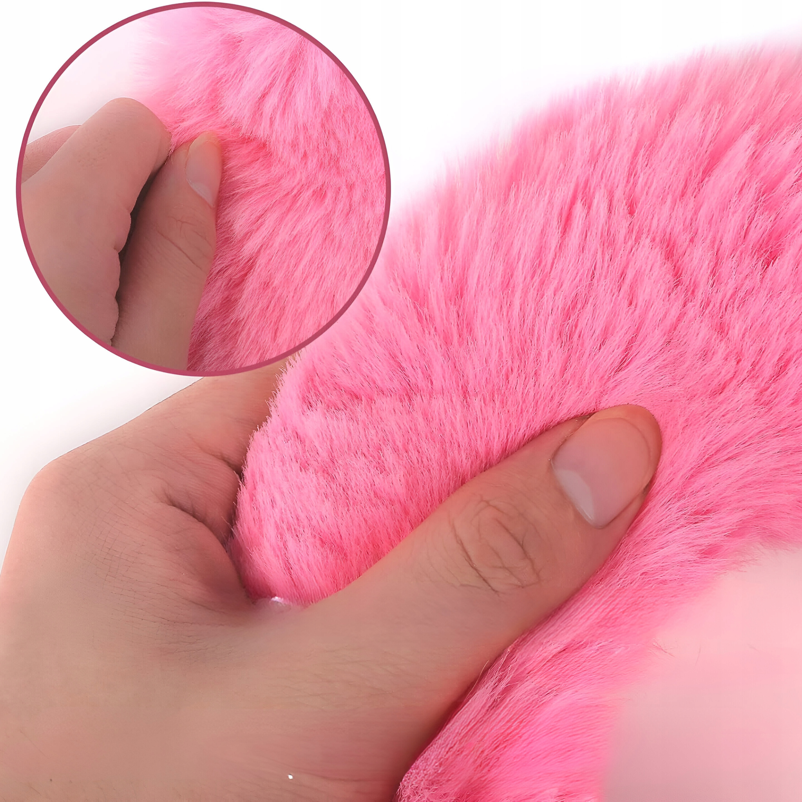 ZESTAW PUSZYSTY POKROWIEC FUTERKO NA KIEROWNICE DLA KOBIETY DO SAMOCHODU Producent inny