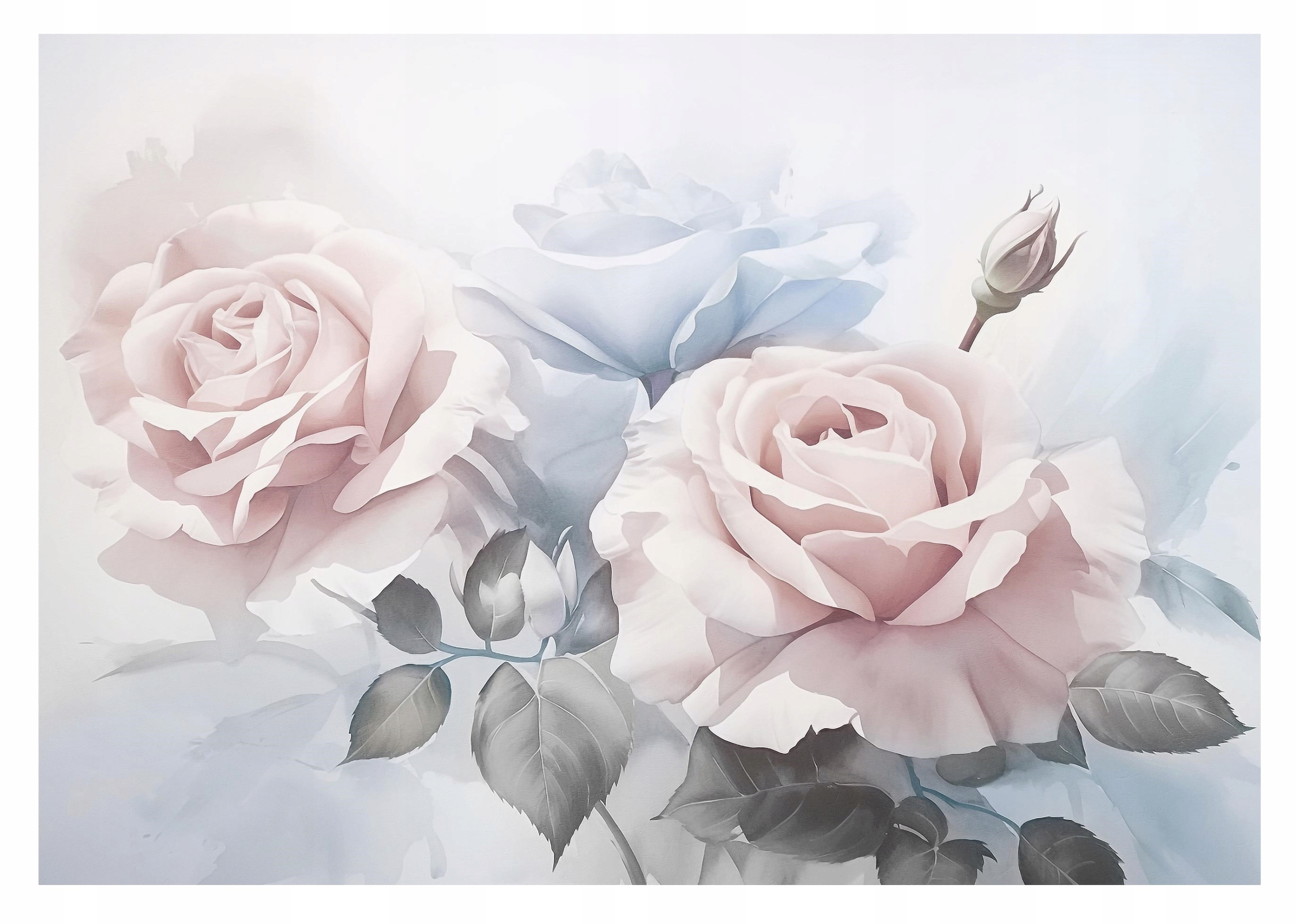 Fototapeta Květiny 3D Růže Ložnice Obývací pokoj 368x254