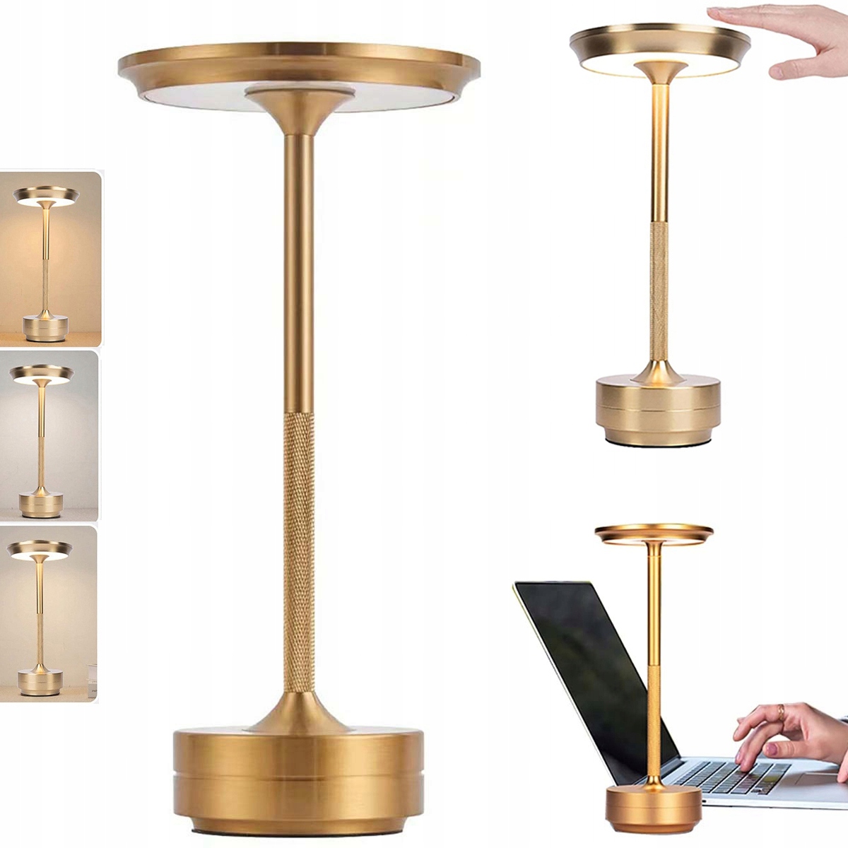 LAMPKA DOTYKOWA STOŁOWA LED LAMPA BEZPRZEWODOWA