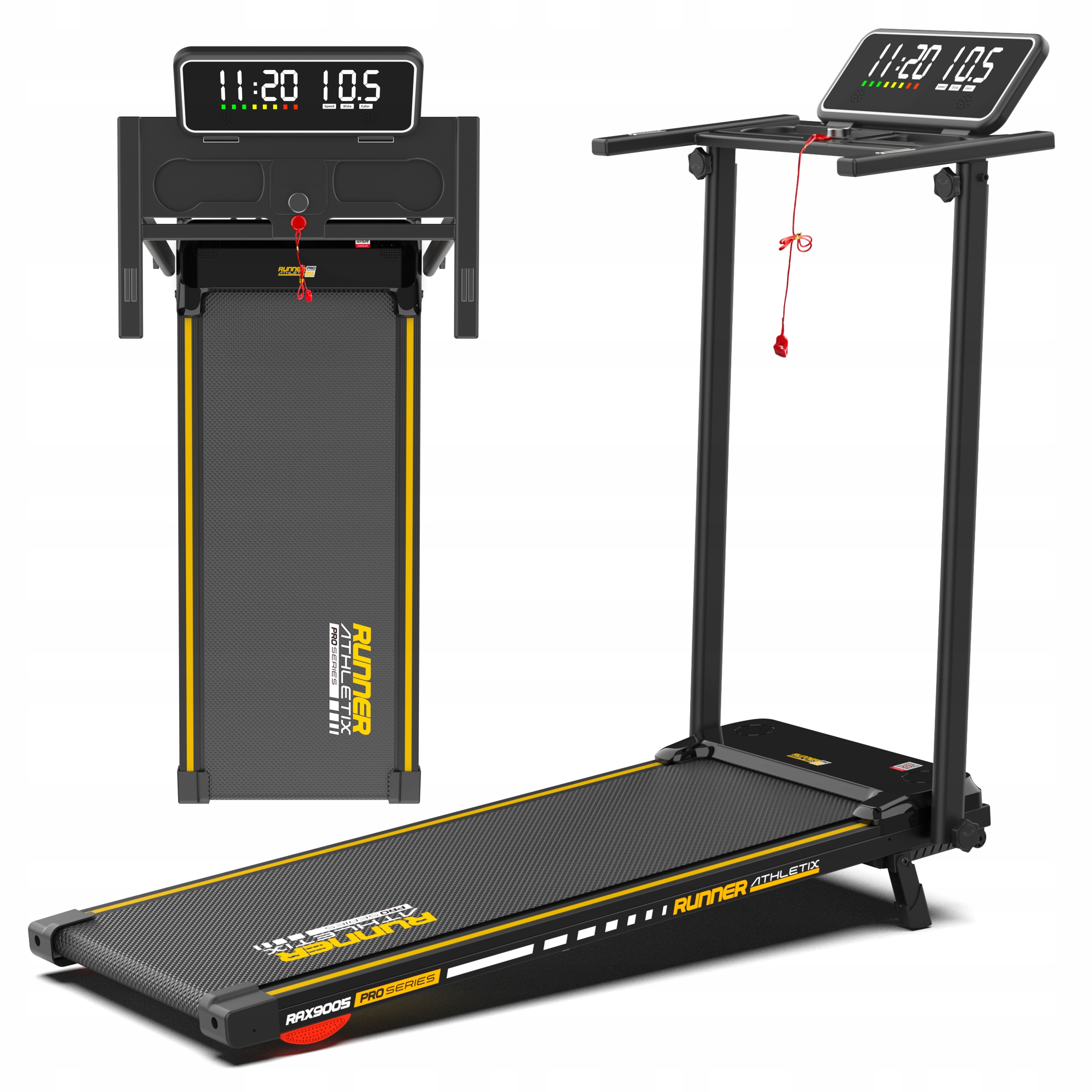 Elektrický skládací běžecký pás 12 km/h Tichý rehabilitační Walkingpad RAX9005