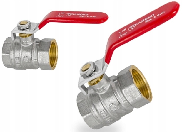 Kulový Kohout Kohout 2'' Palce Ww DN50 Tlumivka Mosazná Rukojeť Silná