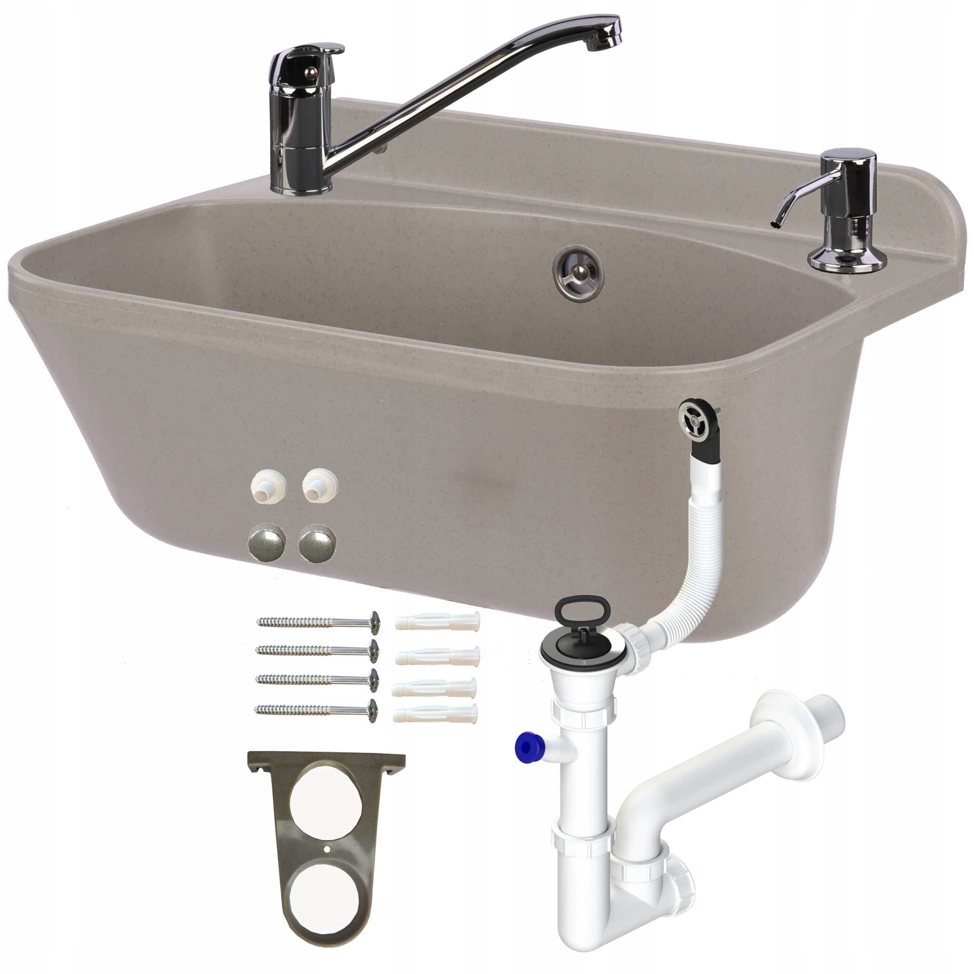 Priemyselný drez pracovná komora batéria dávkovač