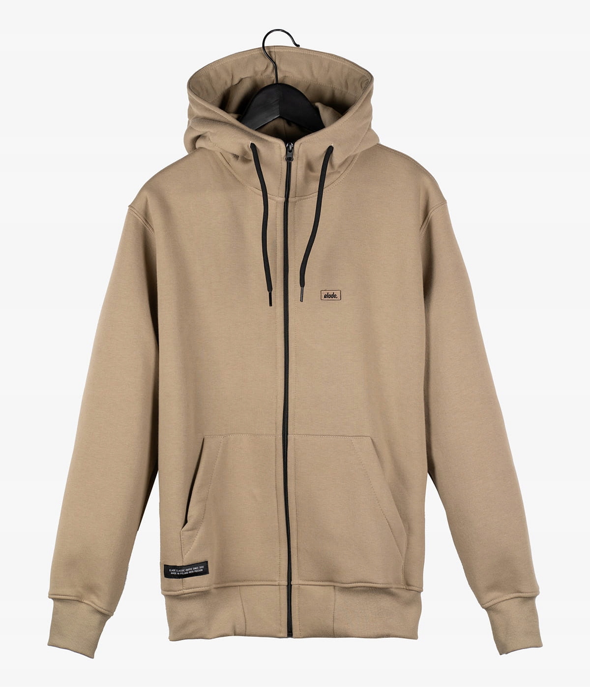 Mikina Elade Zip Hoodie Patch Béžová vel. L