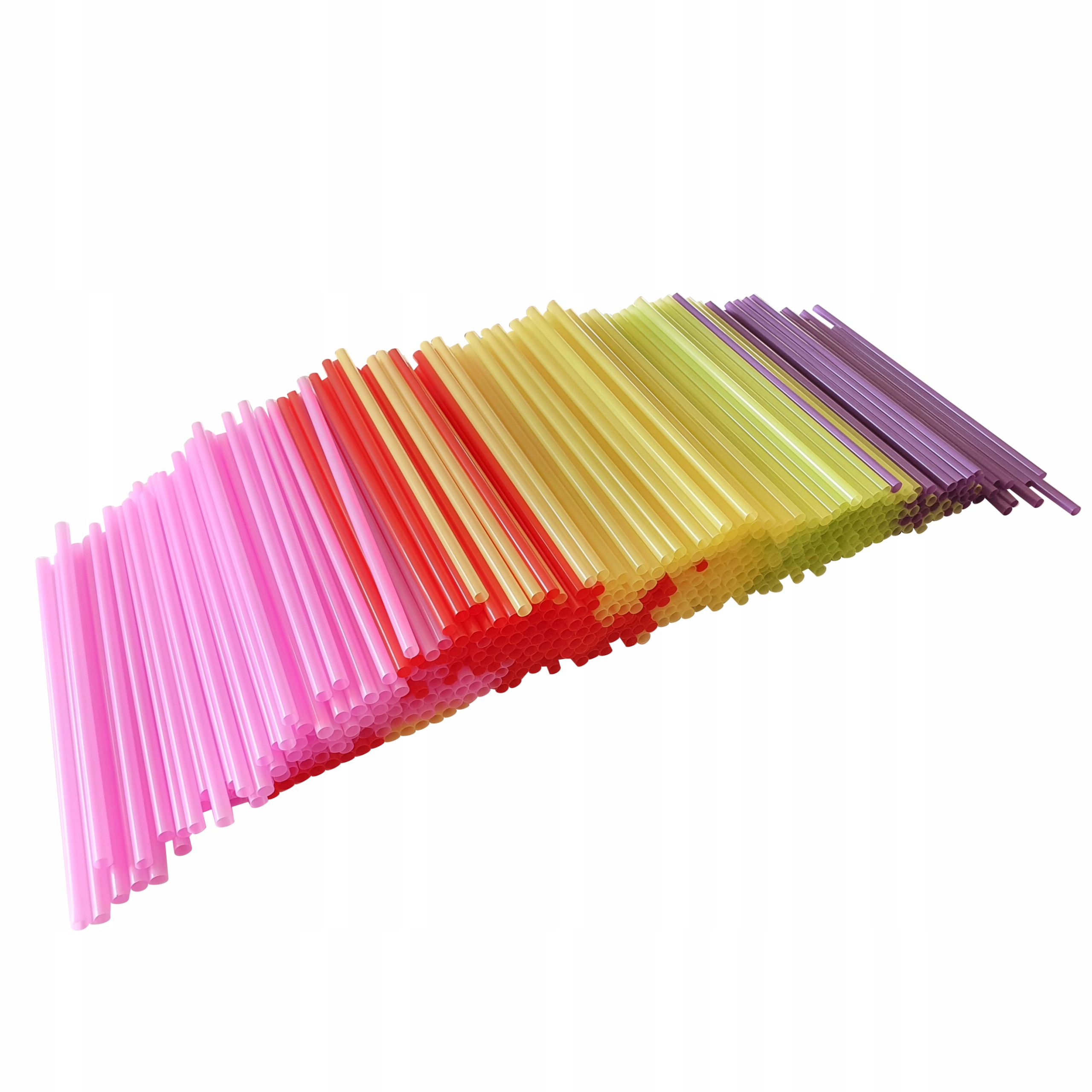 

Plastikowe słomki do napojów kolorowe MIX 500 szt