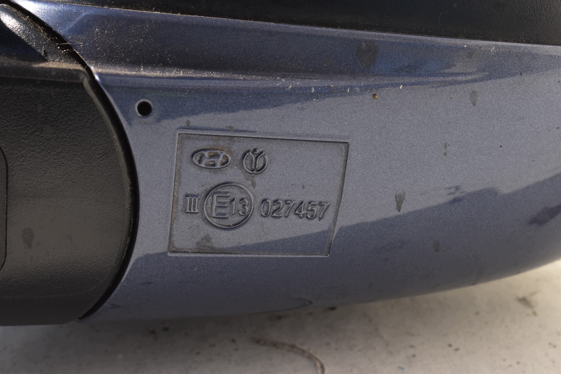 mirror right HYUNDAI IX35 2012R 8 PIN UK 13027457