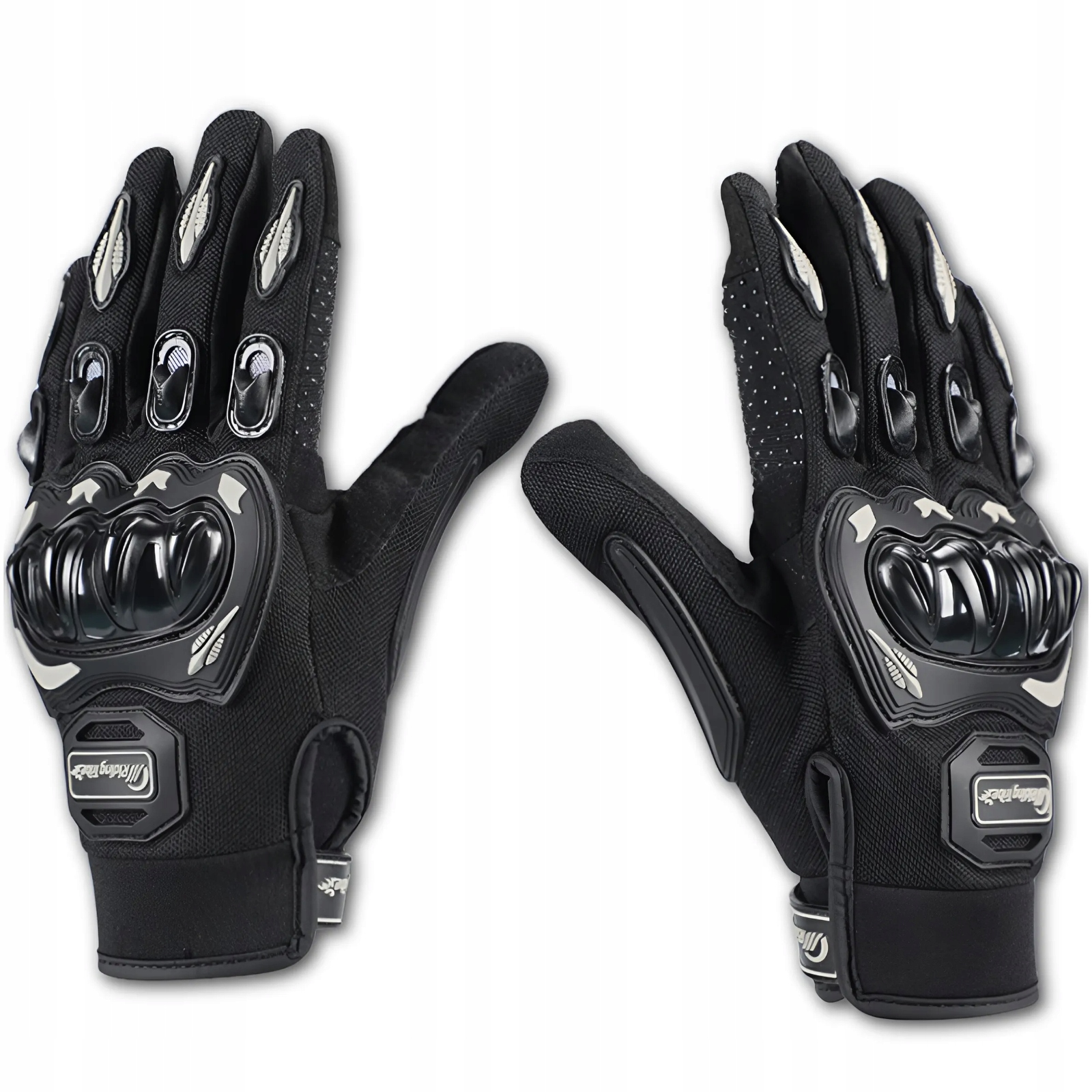 Rękawiczki Motocyklowe Rękawice na Motor Skuter Quad Mocne Pełne Krótkie XL
