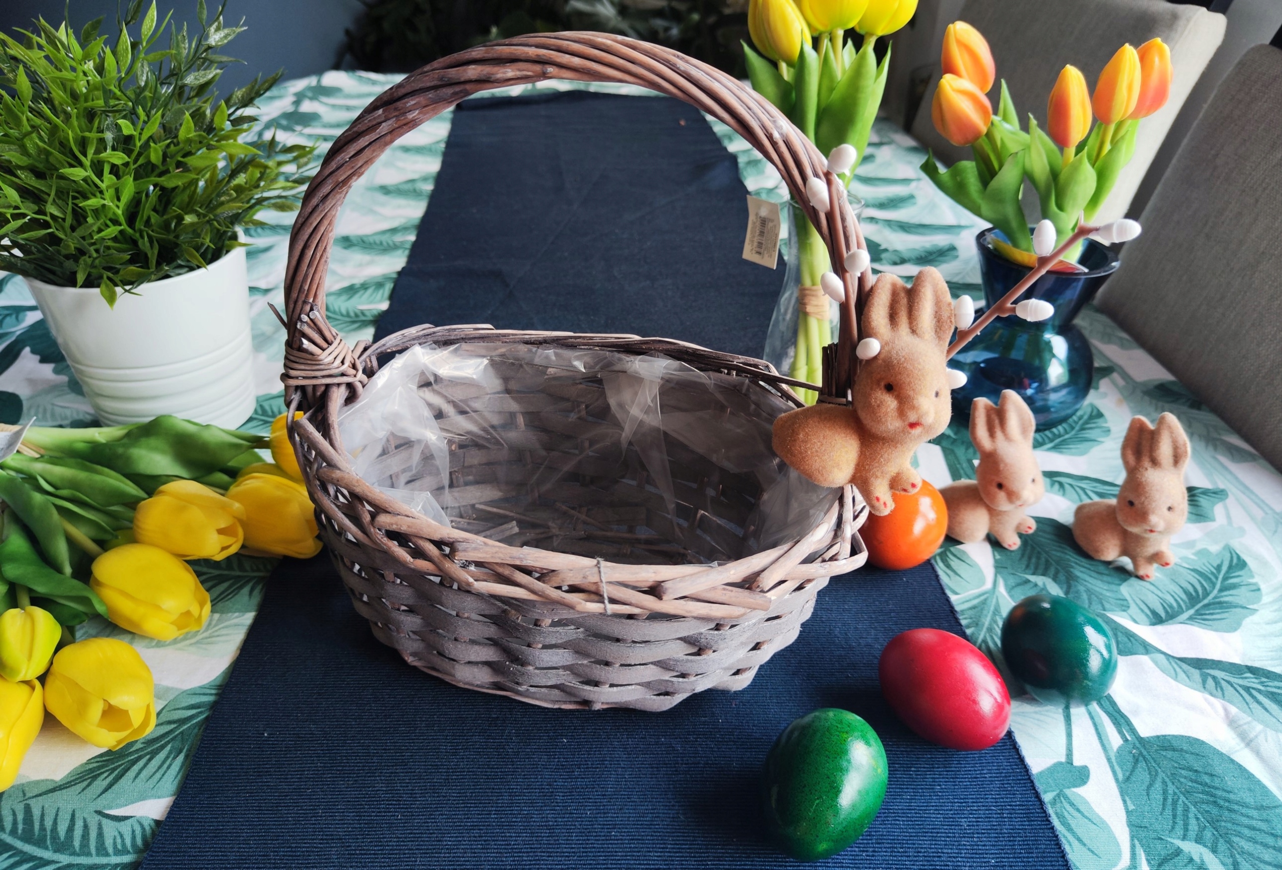 KOSZYK WIKLINOWY KOSZYK WIELKANOCNY KOSZYCZEK KOSZYKI WIELKANOC NA PREZENT Rodzaj koszyk