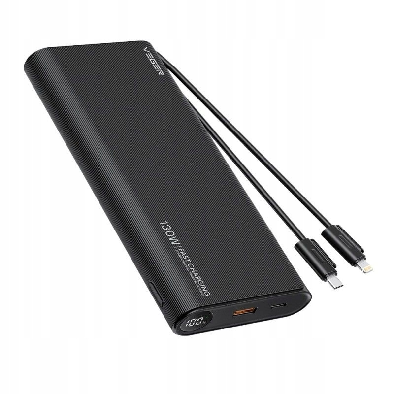 Powerbank Veger TCE130 (W2503) Pd 130W 25000 mAh s Led displejom