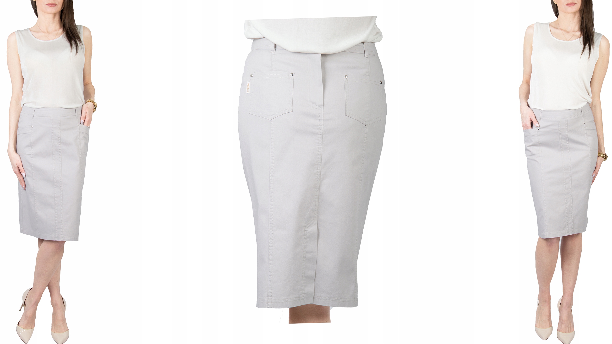 BAWEŁNIANA SPÓDNICA KOLORY (38-50) PRODUCENT r.48 Płeć kobieta