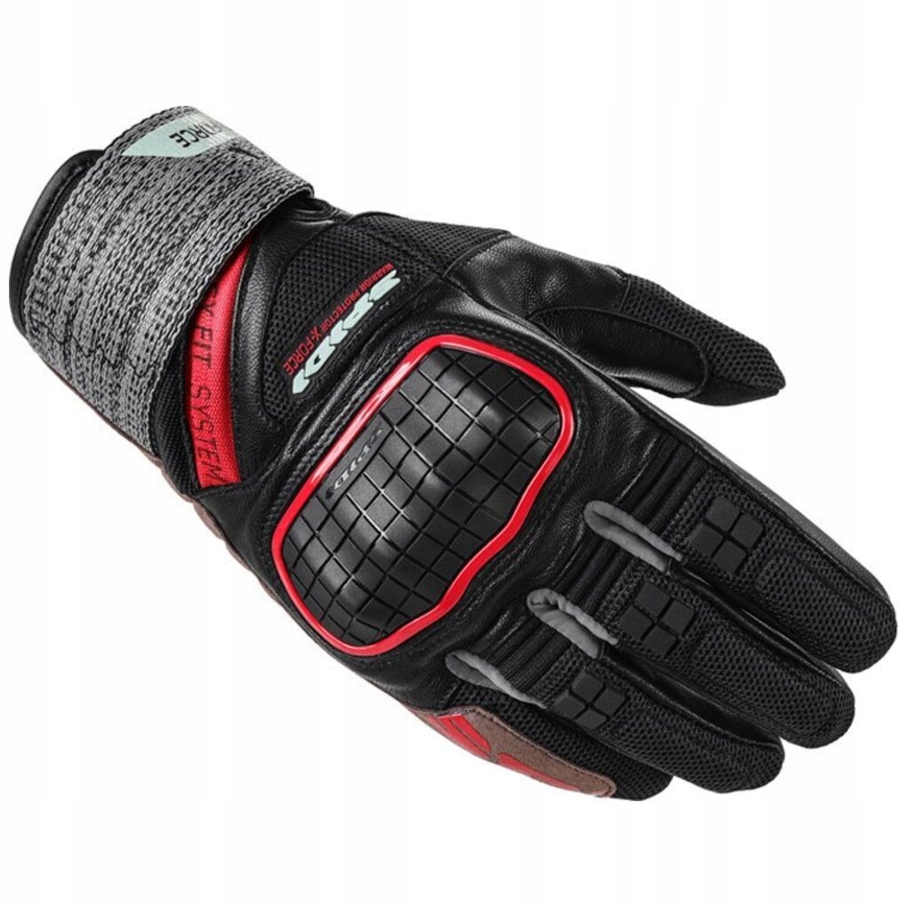 Rękawice motocyklowe SPIDI X-FORCE C95 Czerwone M