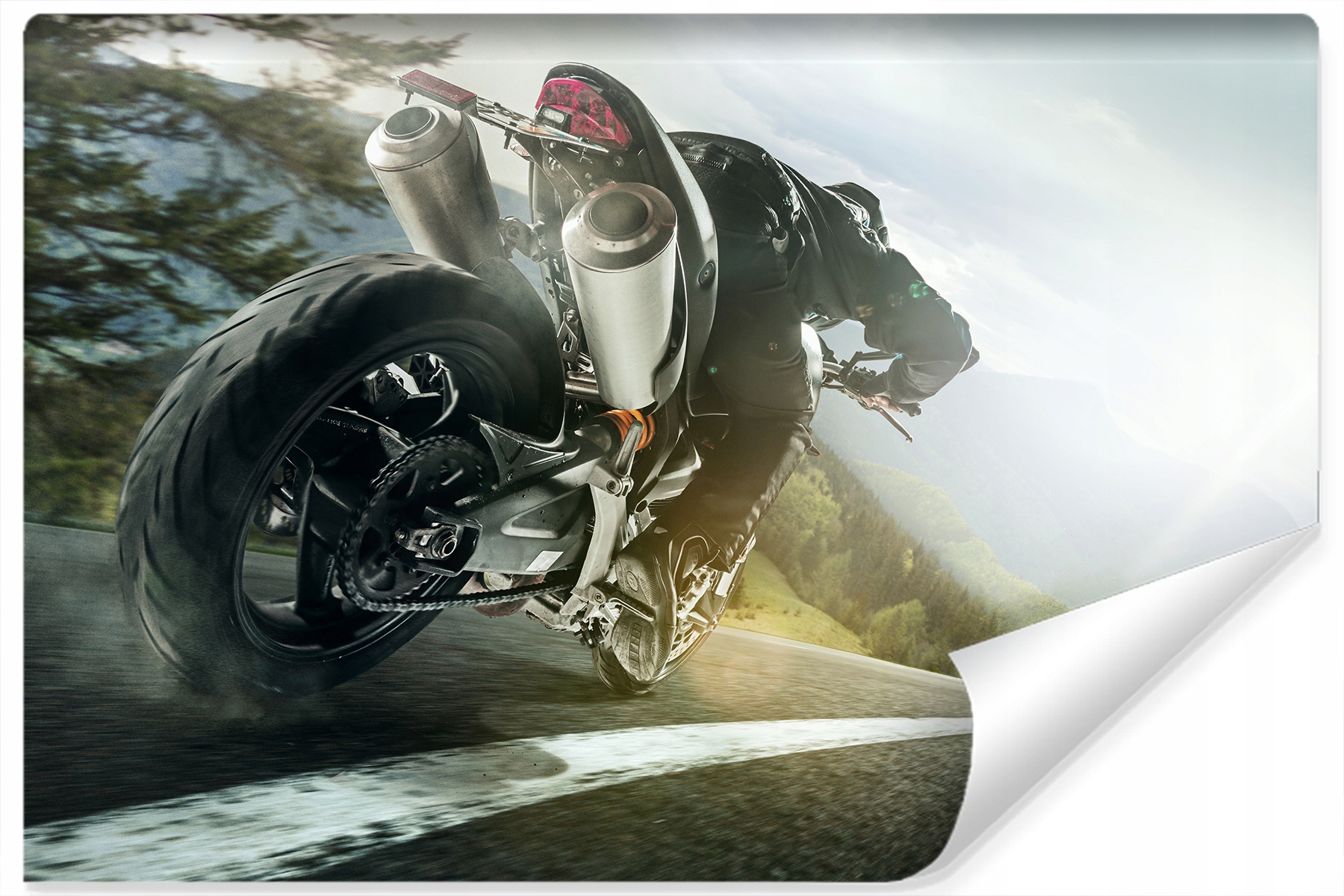 

Fototapeta do Biura Motocykl Ścigacz Motor 135x90
