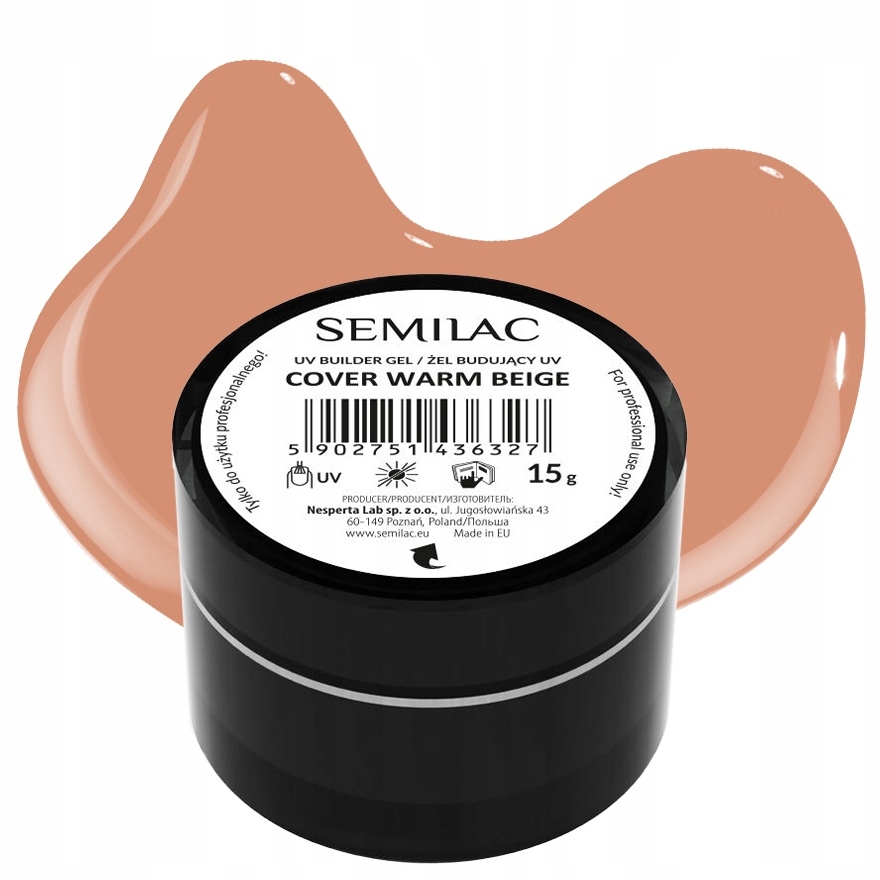 

Semilac Żel Budujący Do Paznokci Cover Warm Beige