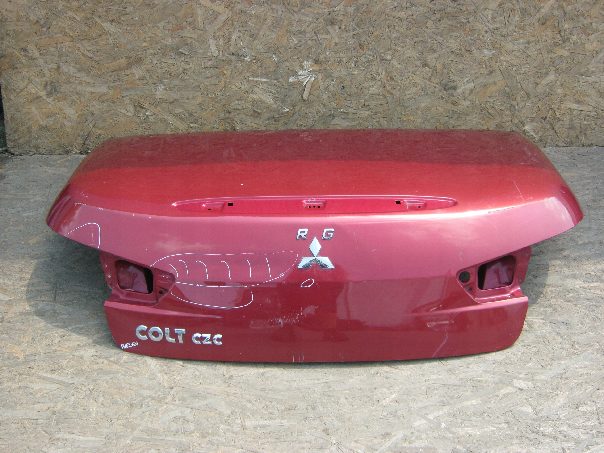 boot door rear Mitsubishi Colt 03- Cabrio