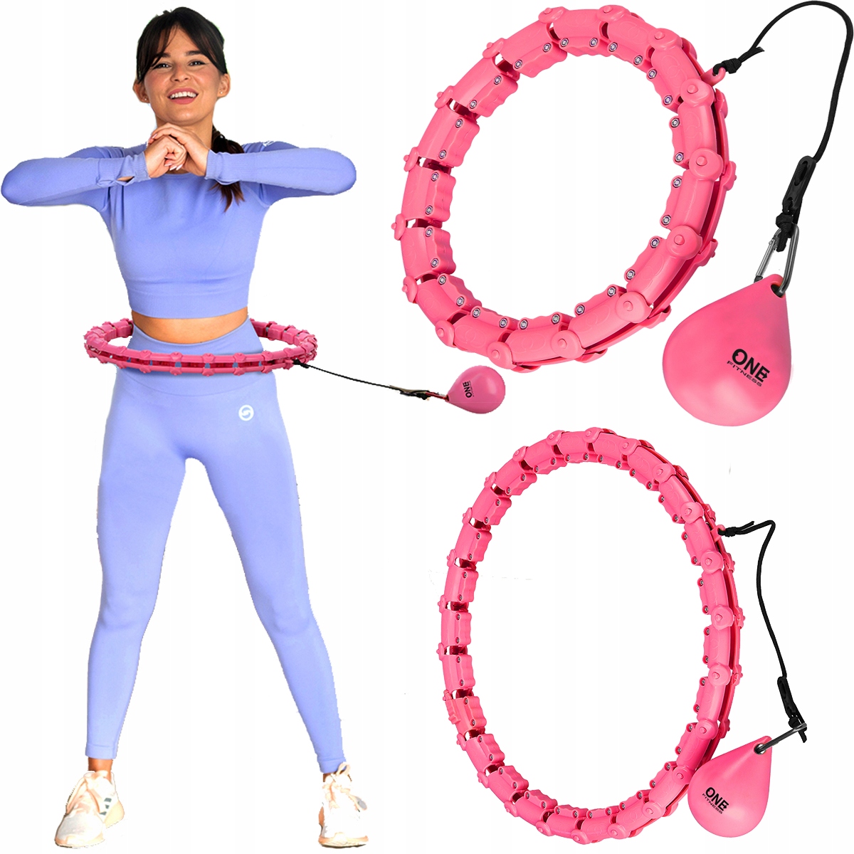 HULA HOP Z OBCIĄŻNIKIEM ODCHUDZAJĄCE WYPUSTKI