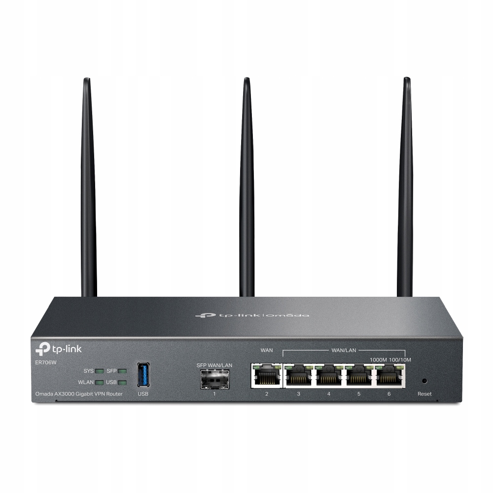 Router Vpn Omada Tp-link ER706W, standard AX3000, Pl Dystrybucja