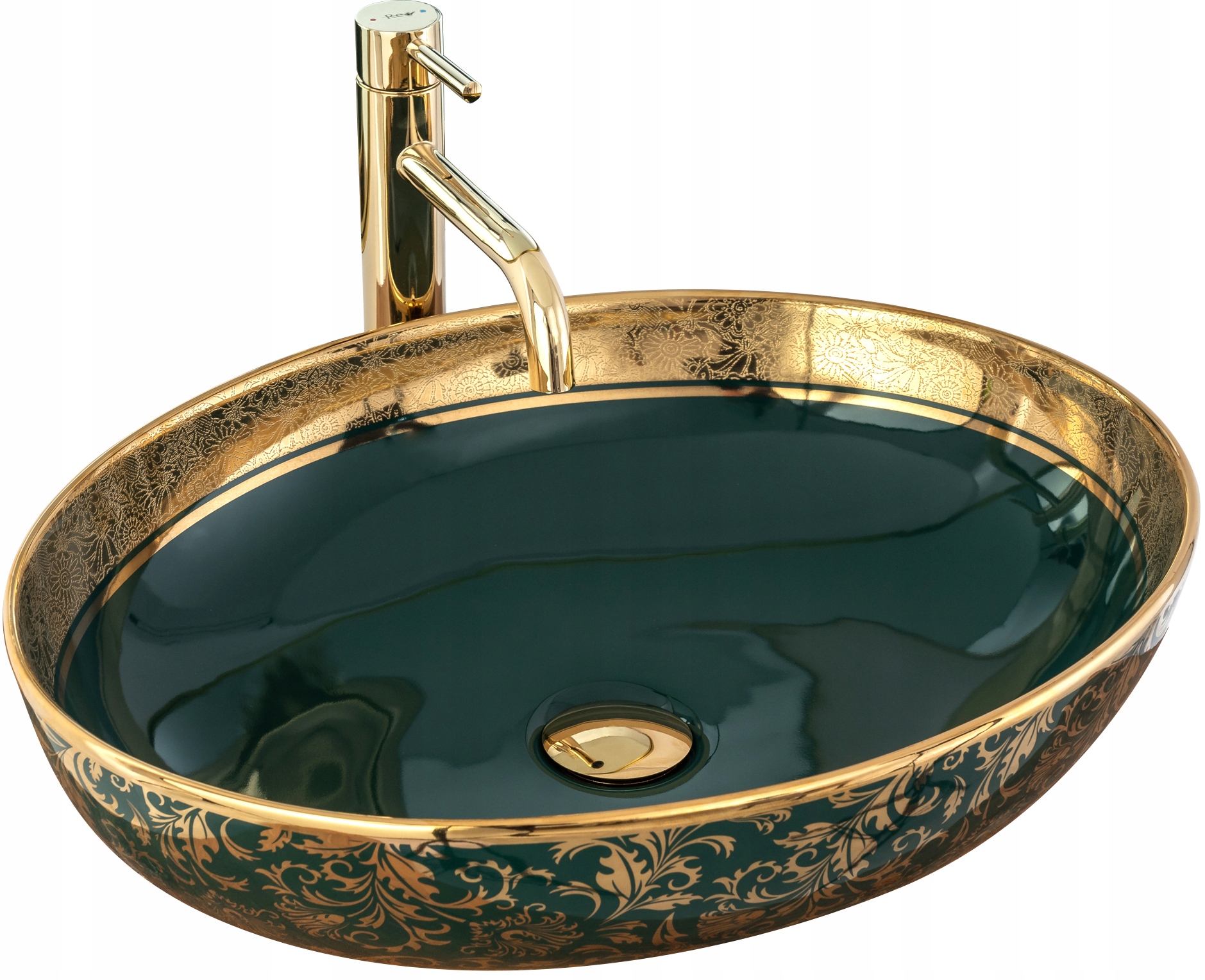 

Umywalka Ceramiczna Nablatowa Gold Green Margot