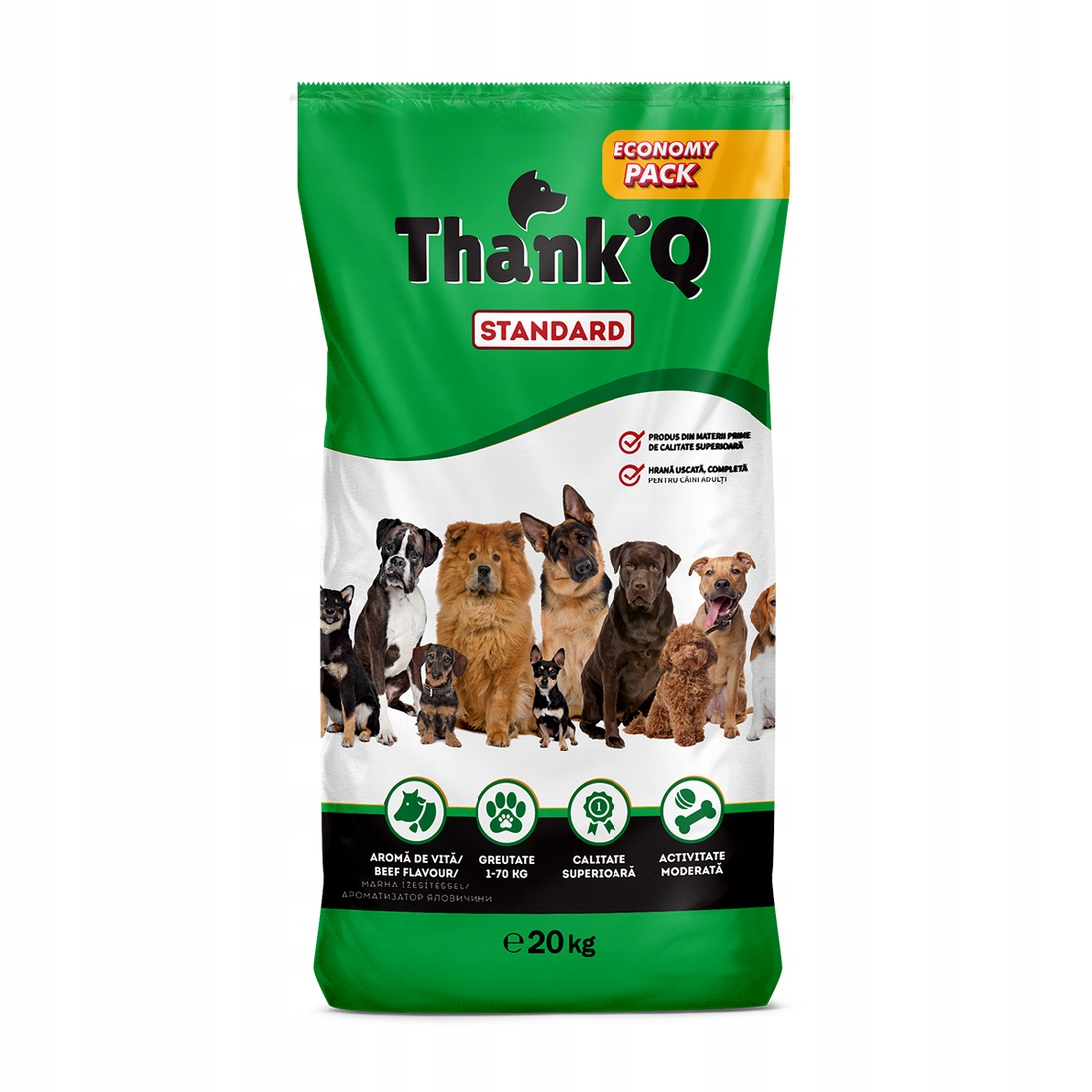 Thank'Q krmivo suché hovězí maso 20 kg